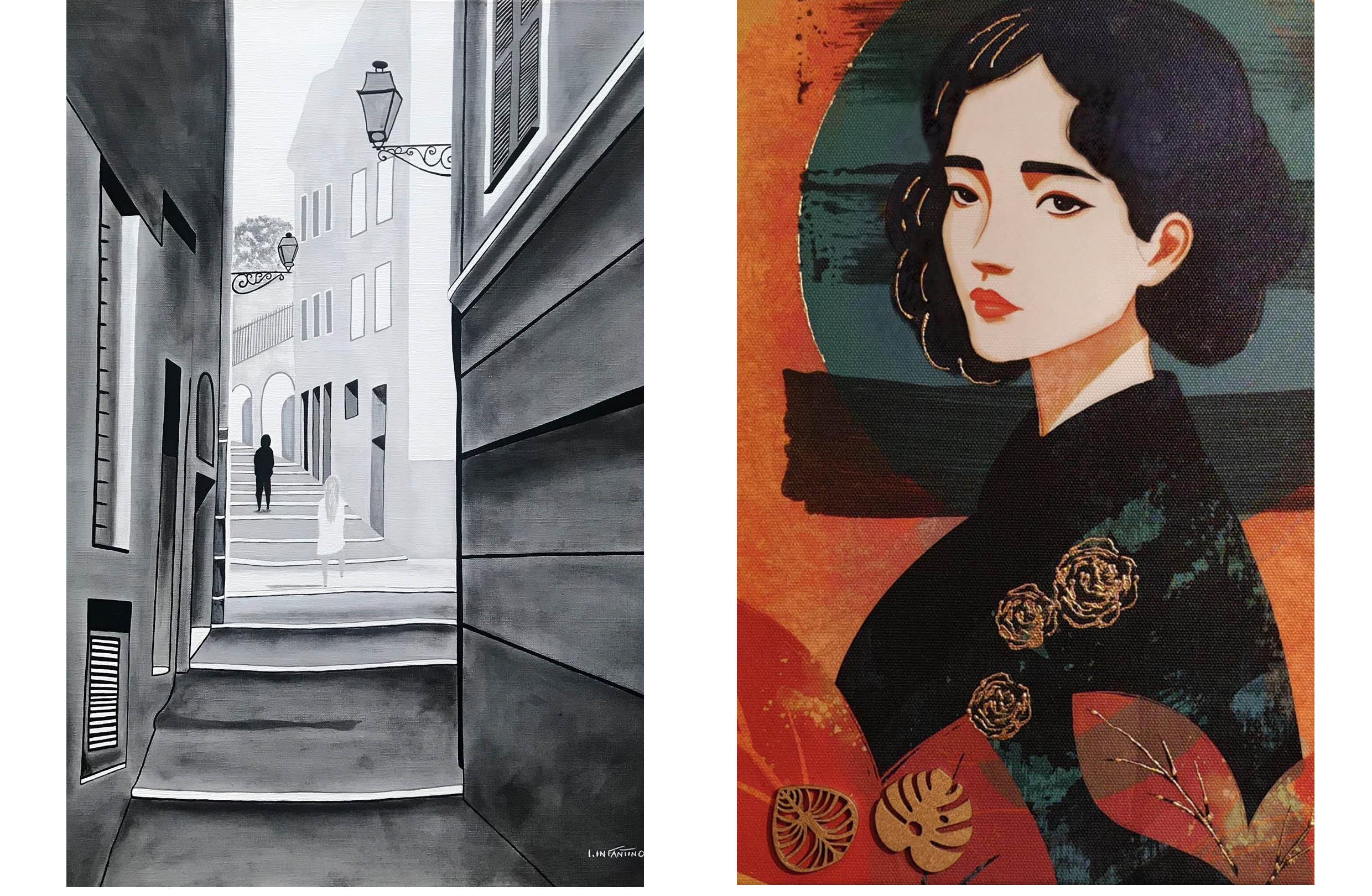 Exposition de peinture Sandy Ardisonne et Laetitia Infantino