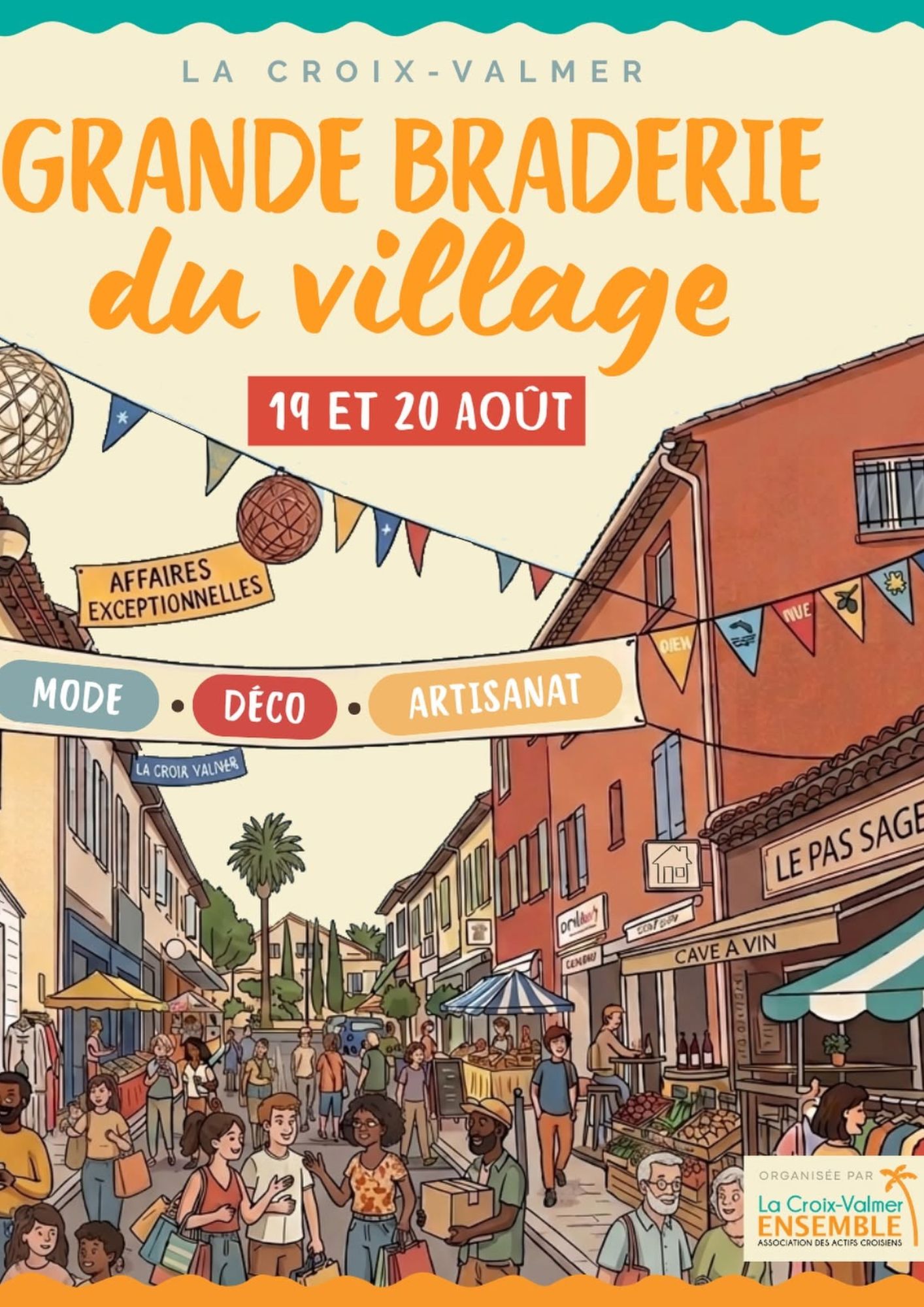 Grande braderie du village