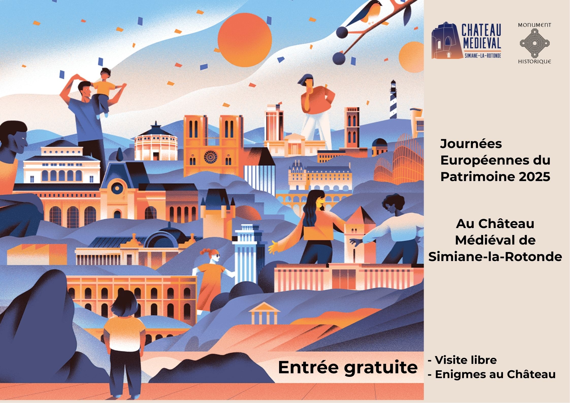 Journes Europennes du Patrimoine - Les nigmes de Raymond, le chevalier au Loup.