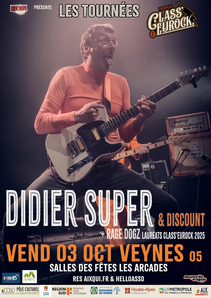 Didier Super & Discount + Rage Dogz  - laurats class'eurock 2025
