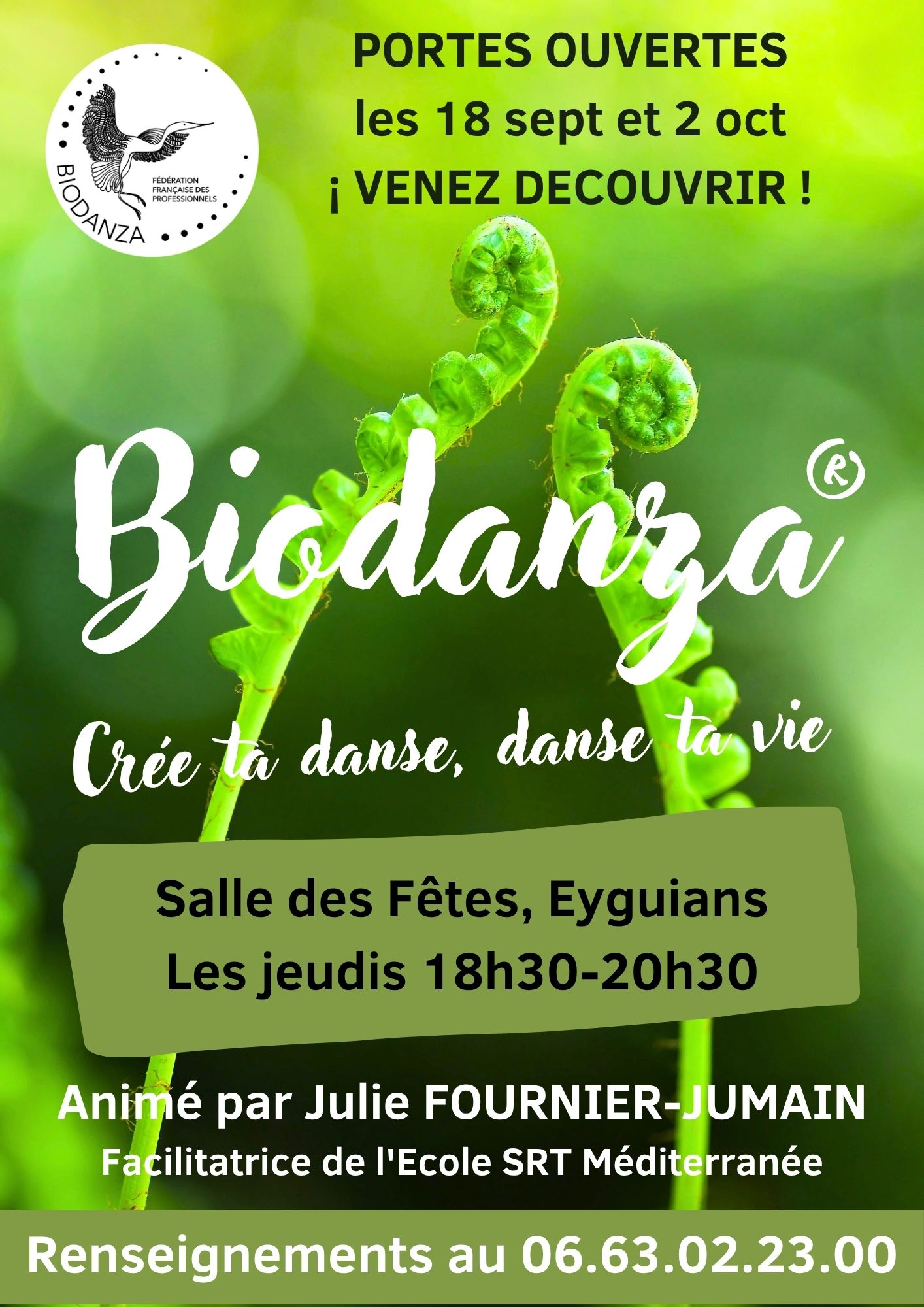 Portes ouvertes : dcouverte de la biodanza