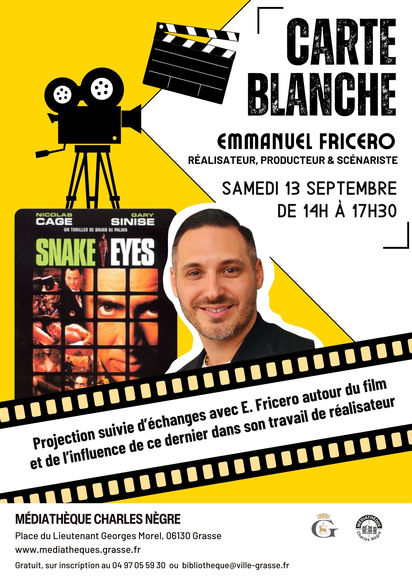 Carte blanche au ralisateur Emmanuel Fricero