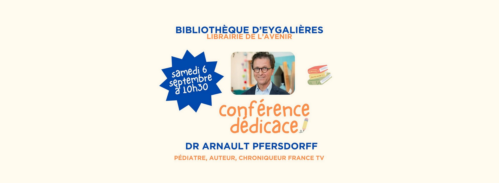 Confrence ddicace : Dr Arnault Pfersdorff