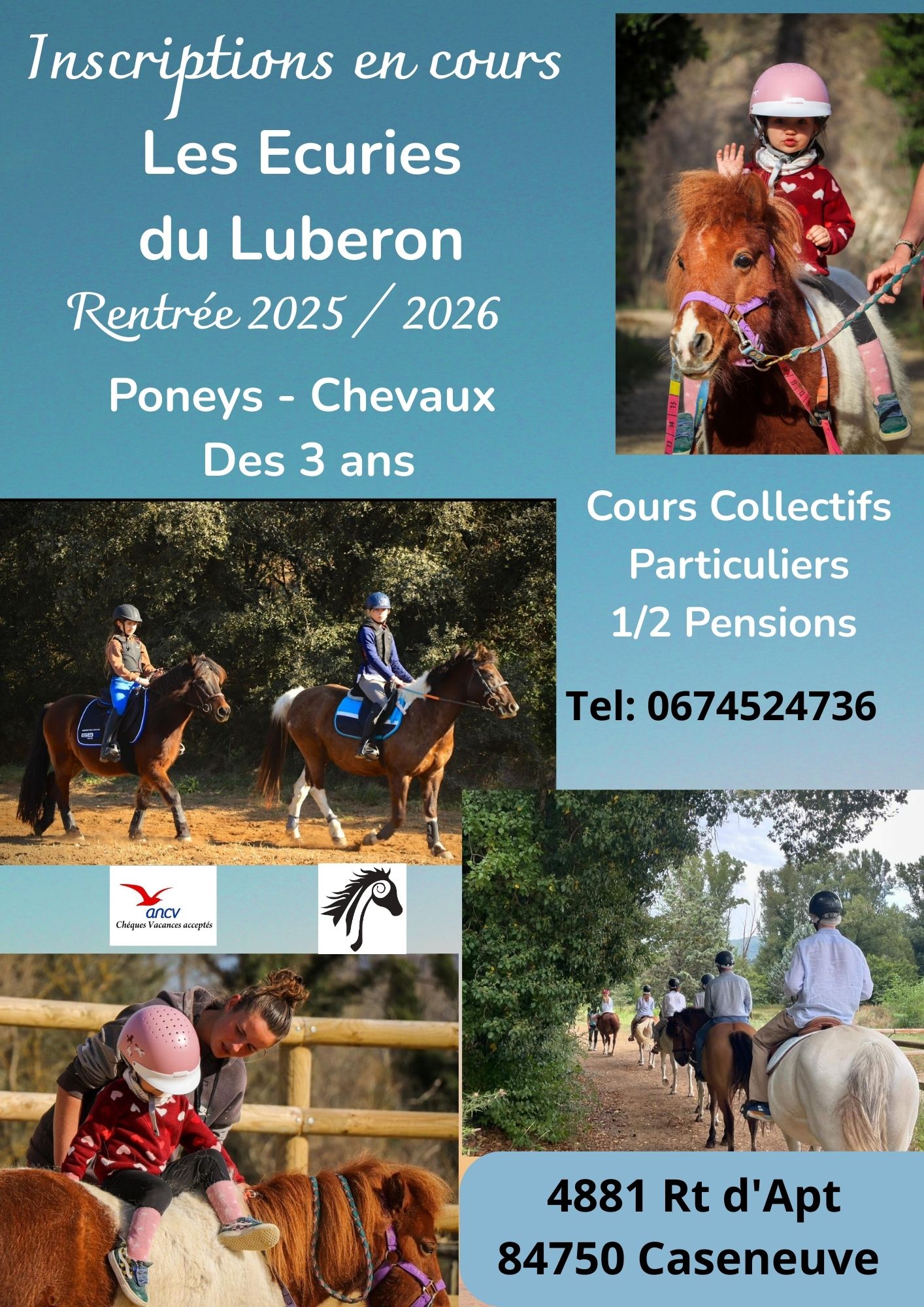 Le poney la plus belle cole de la vie !   Inscriptions en cours
