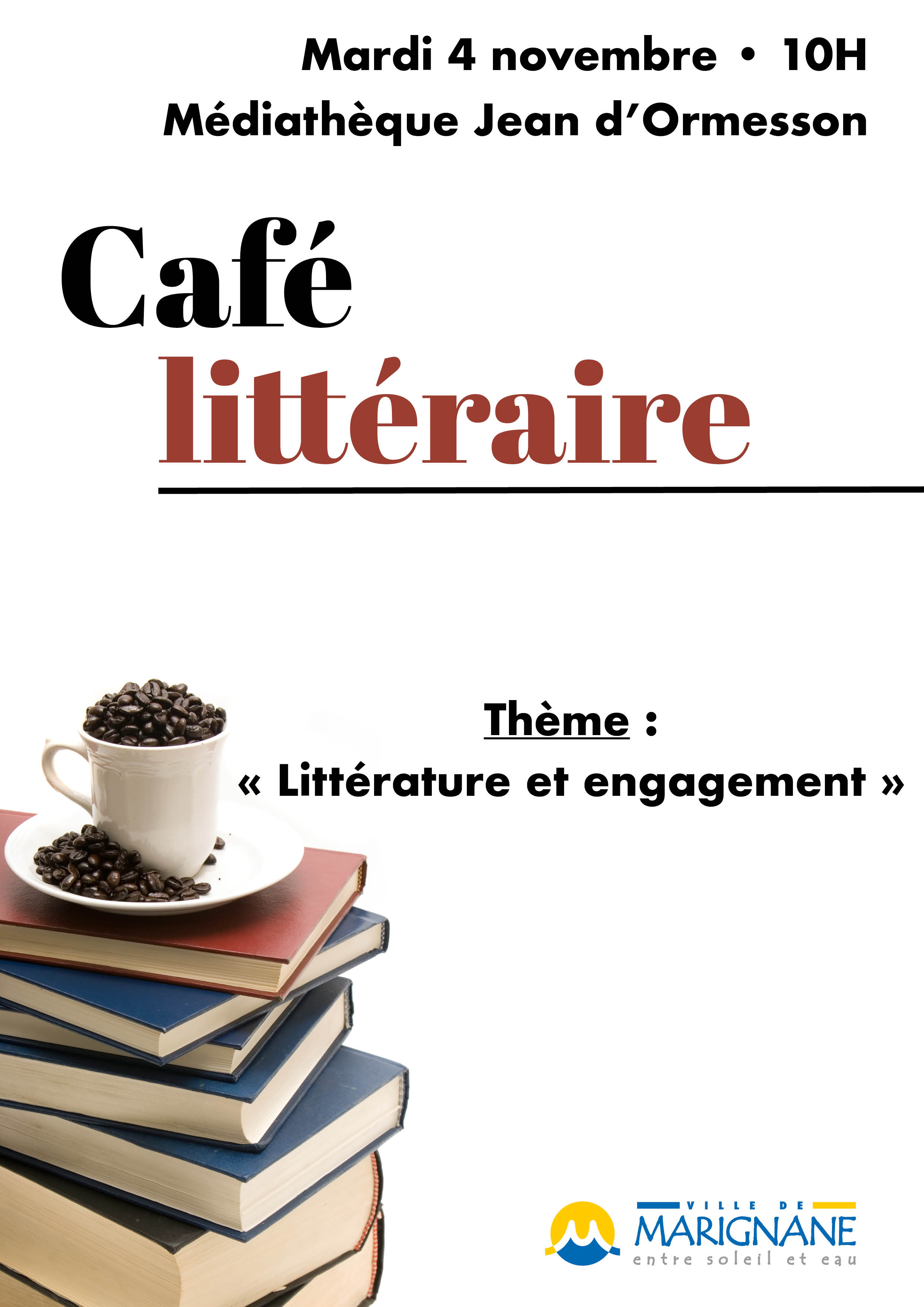 Caf littraire : Littrature et engagement