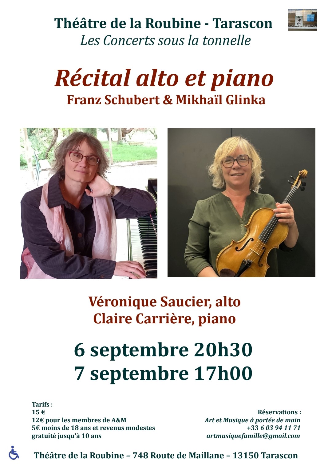 Rcital alto et piano