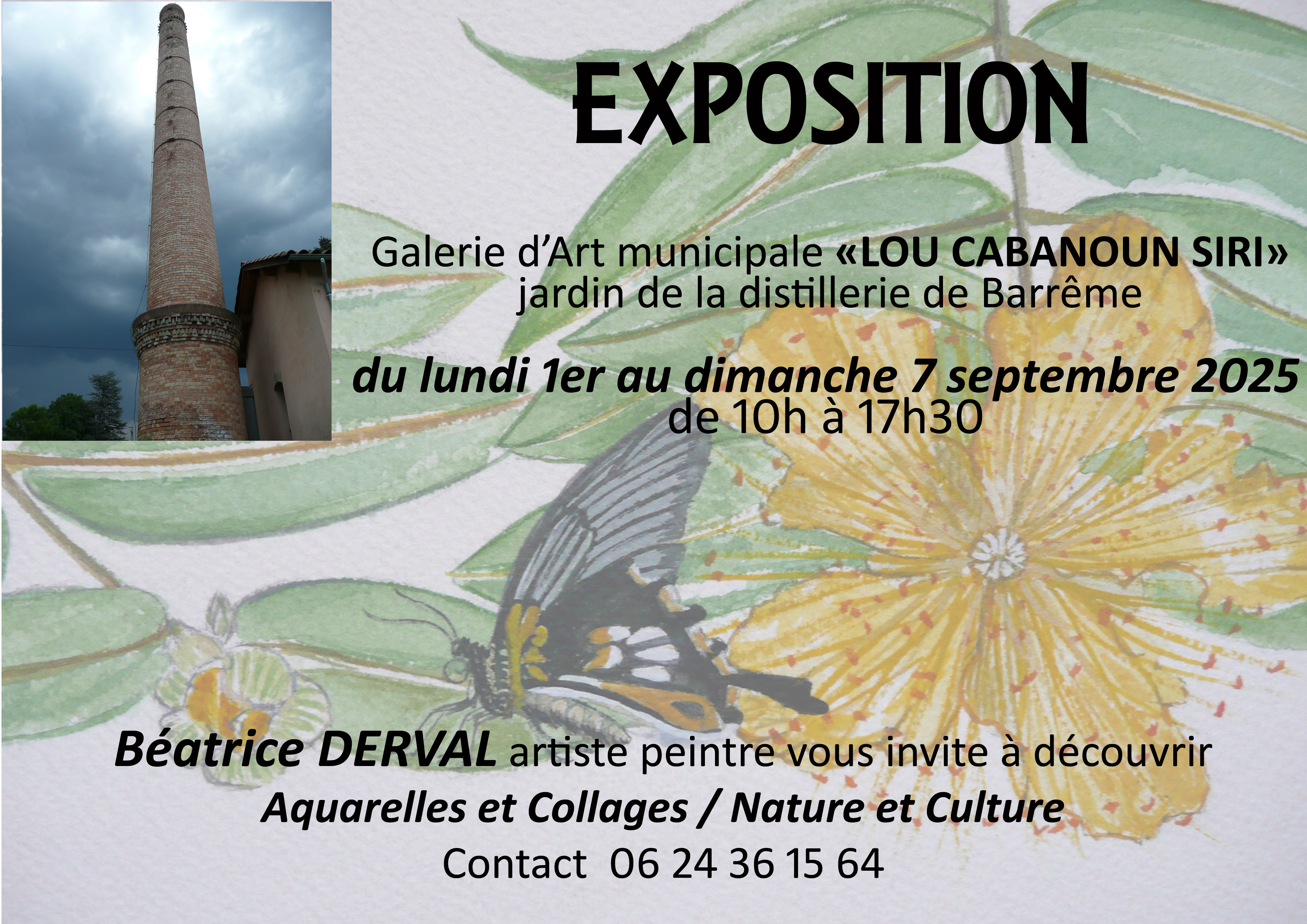 Exposition de peintures Batrice Derval