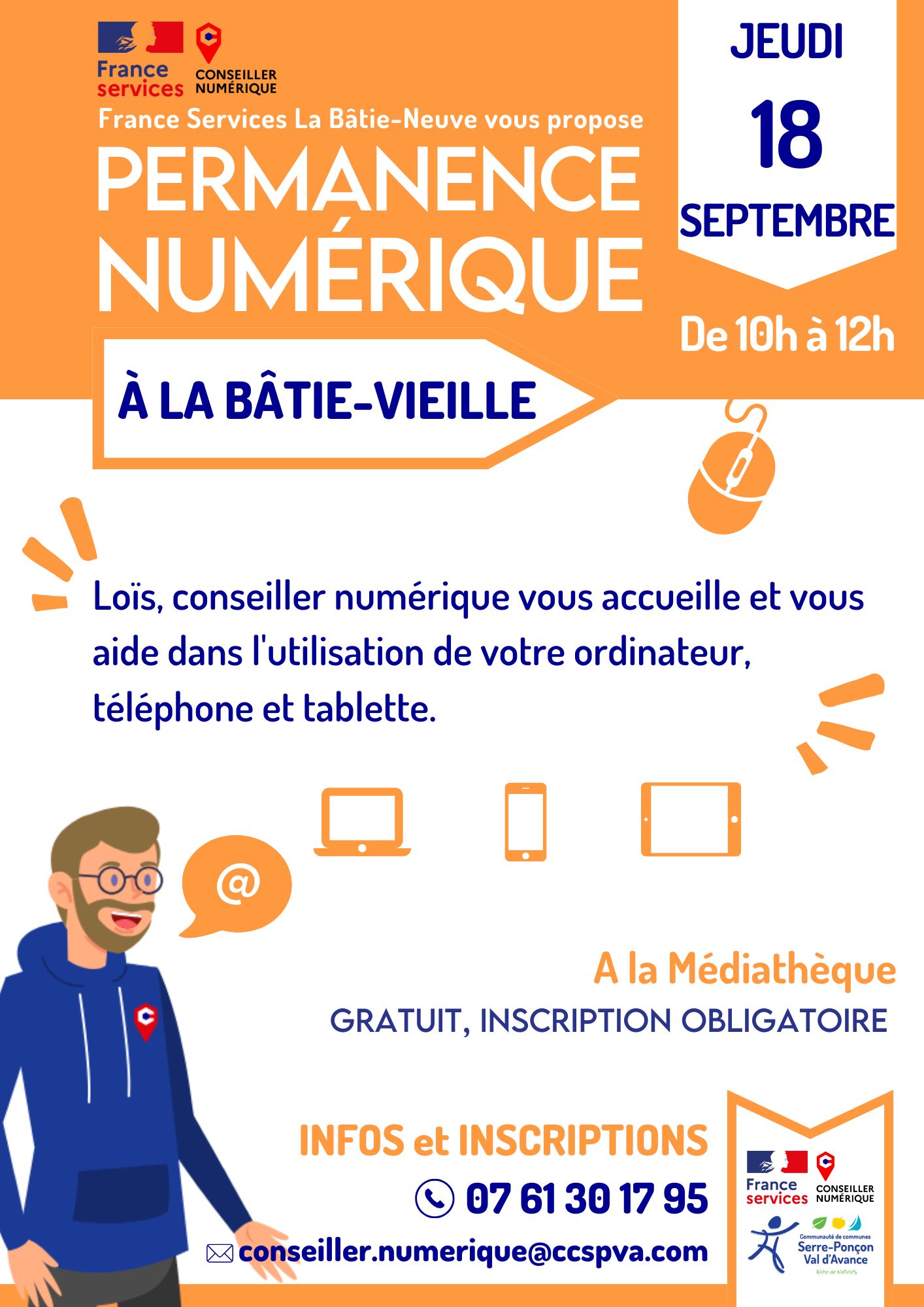 Permanence numrique  la Btie-Vieille