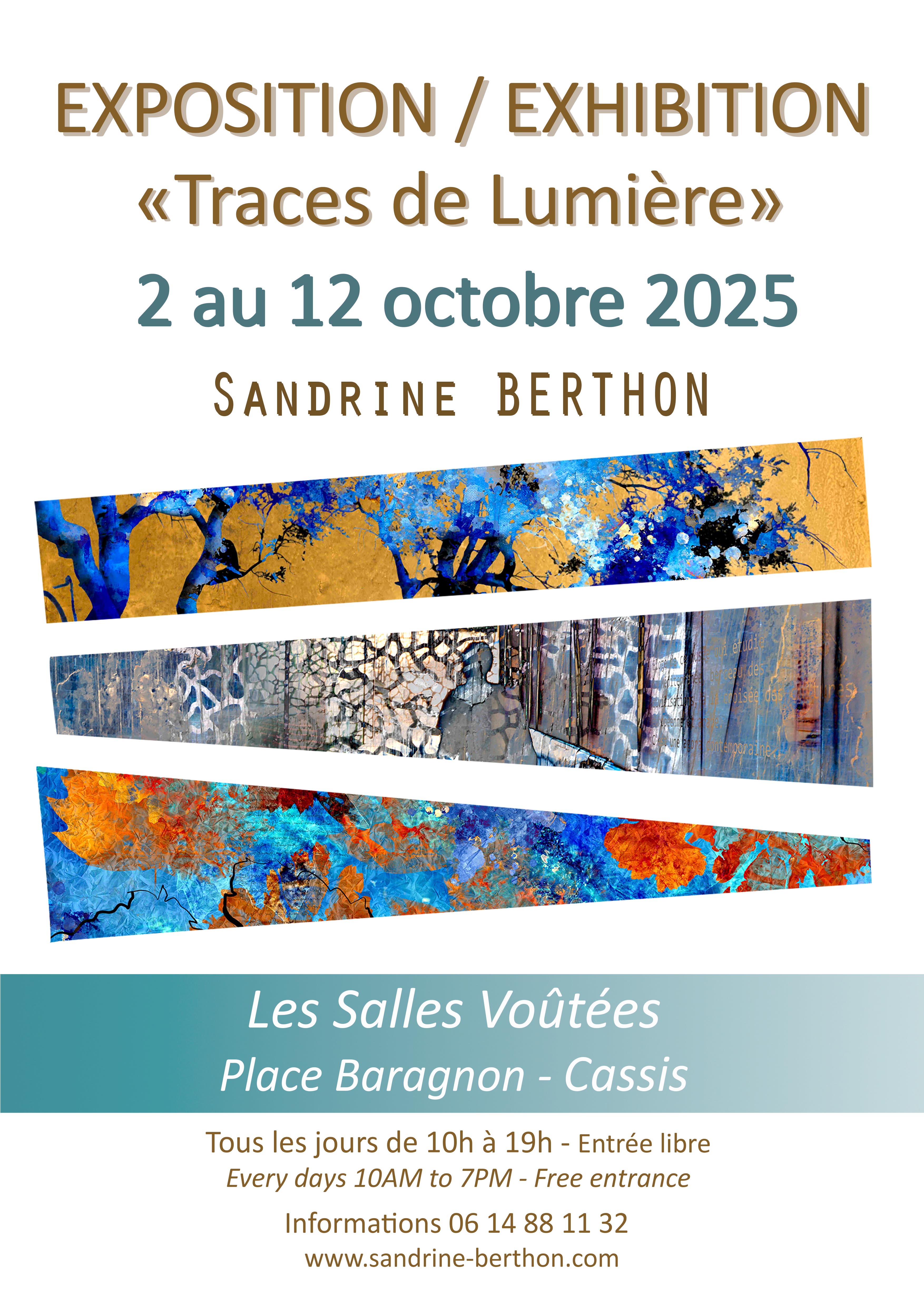 Exposition  Traces de lumire  de Sandrine Berthon aux Salles Voutes