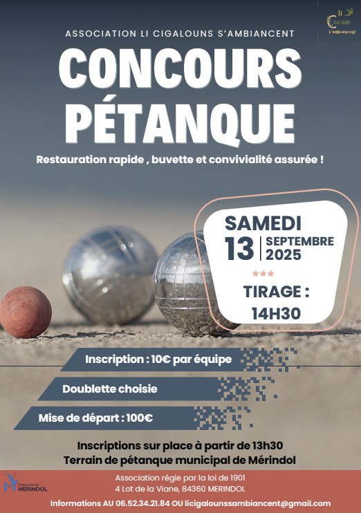 Concours de ptanque