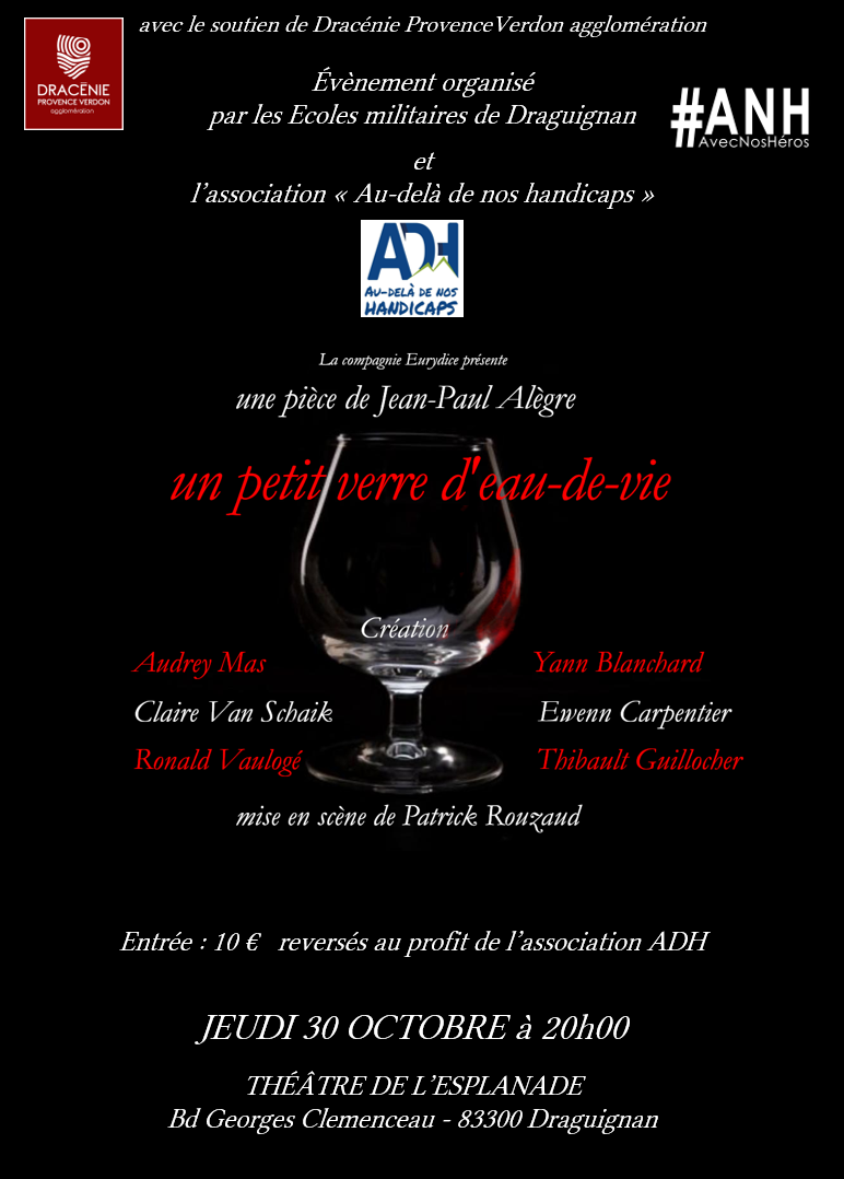 Un petit verre d'eau de vie