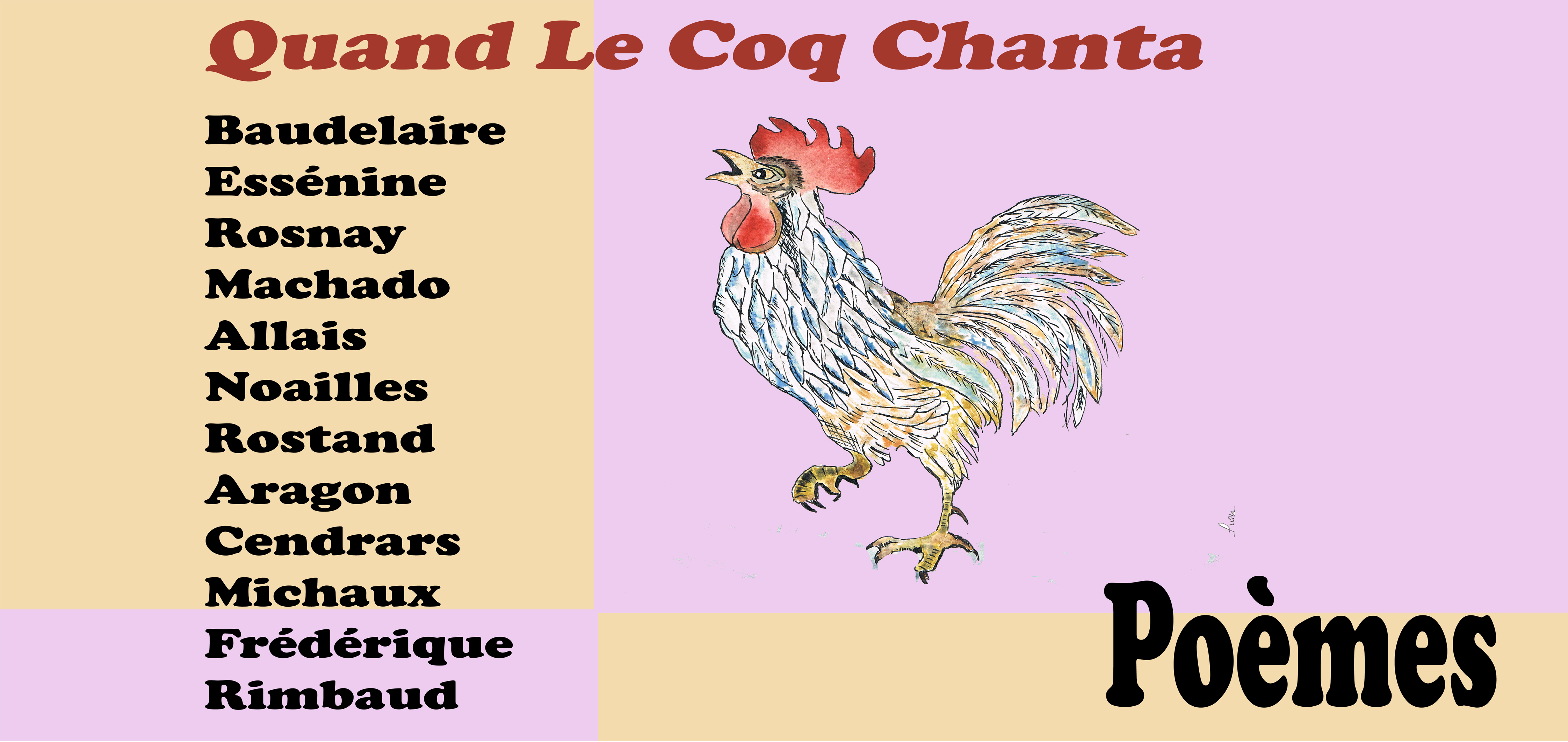Spectacle potique Quand le Coq Chanta
