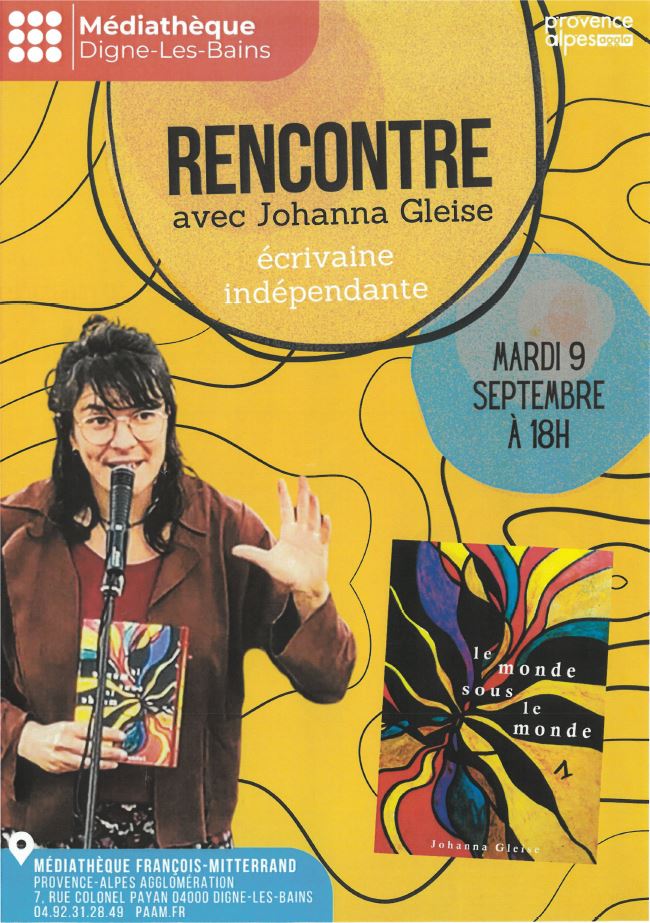 Rencontre avec l'crivaine Johanna Gleise