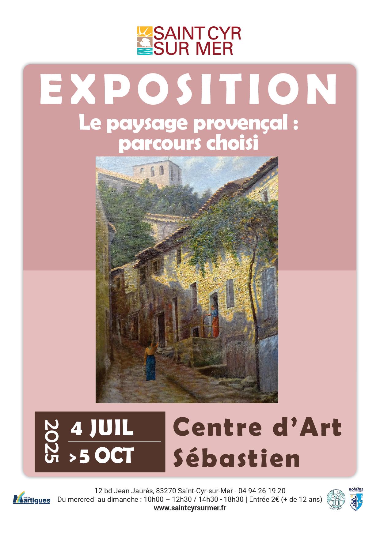 Visite guide de lexposition  Paysage Provenal  Parcours choisi 