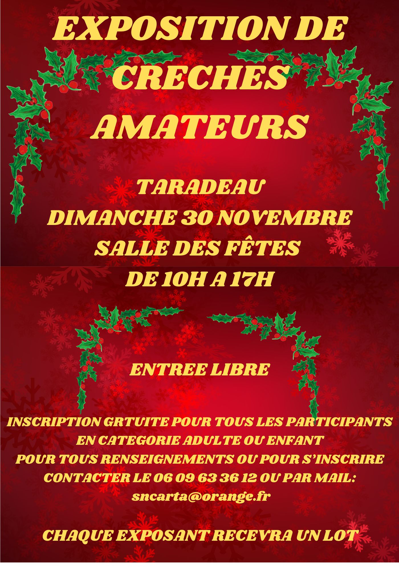 Exposition de creches amateurs