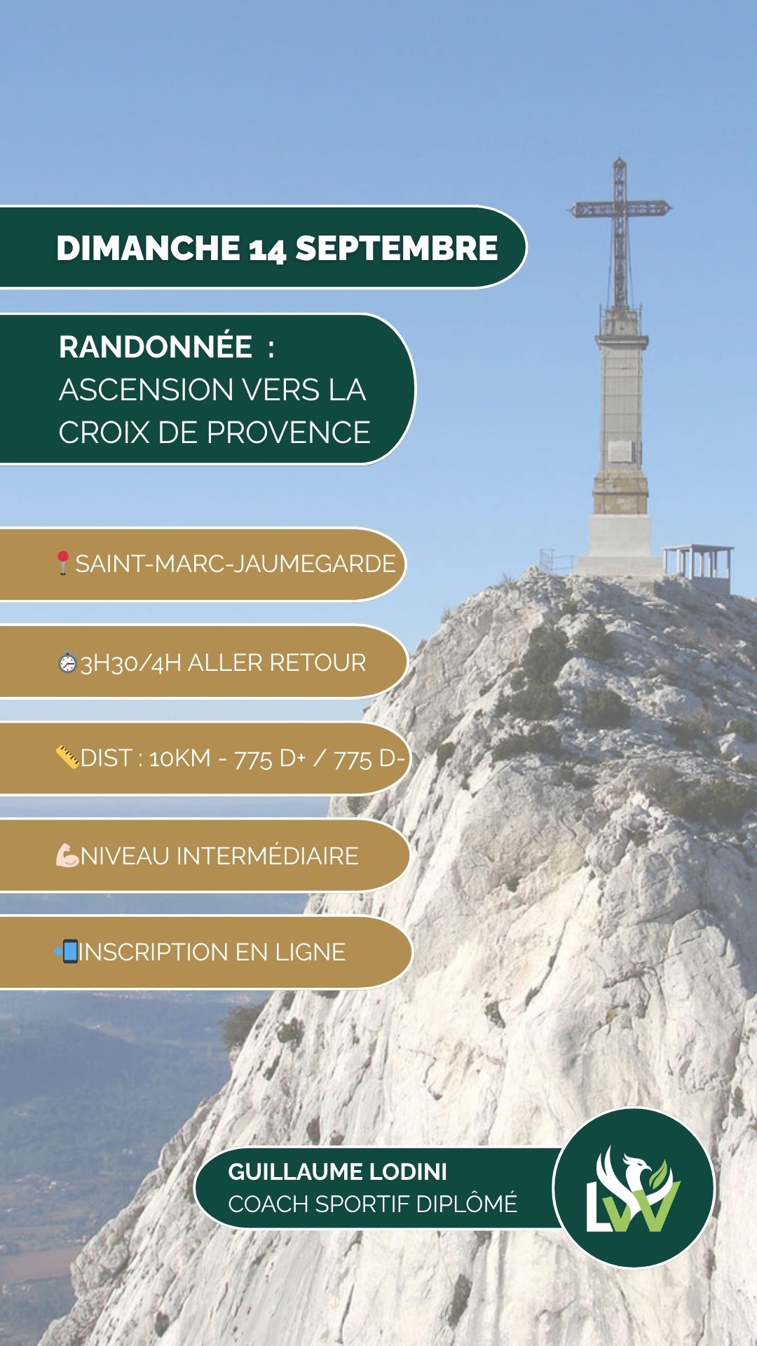 Randonne croix de Provence depuis le barrage de Bimont.