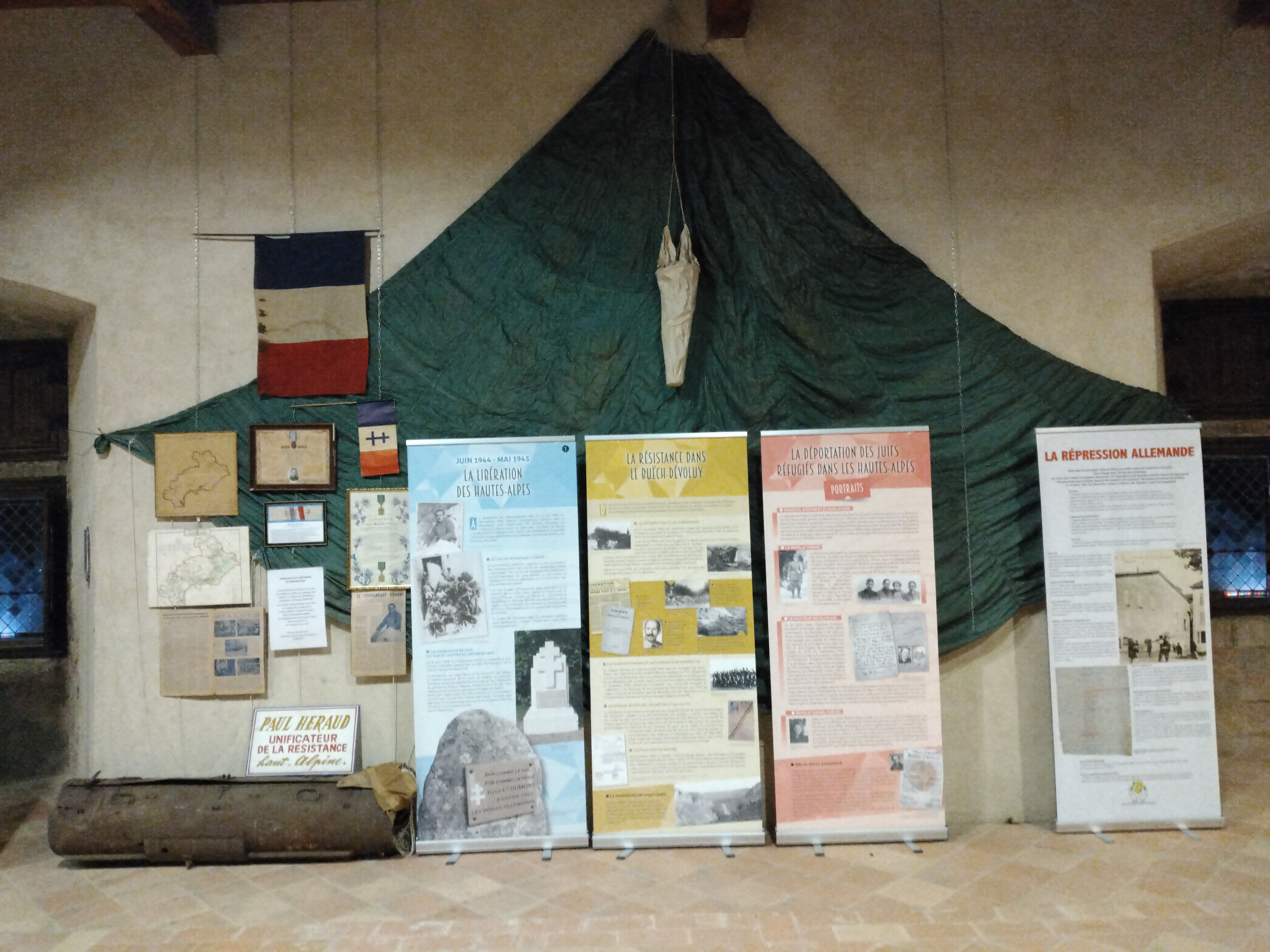 Journes du Patrimoine : visites commentes expositions au Chteau de Tallard : Les Hautes-Alpes et Tallard dans la Seconde Guerre mondiale