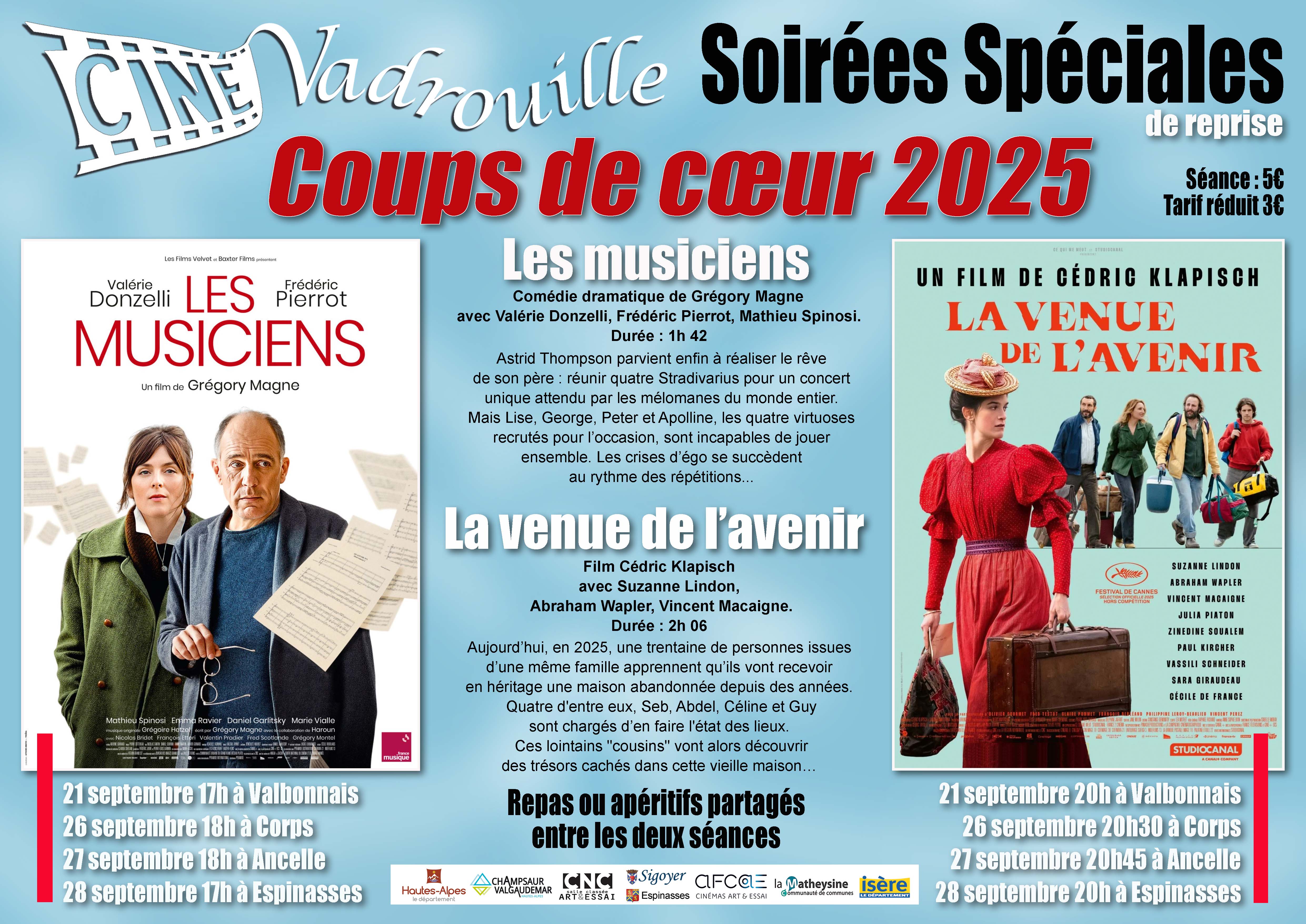 Soire cinma Coups de coeur 2025