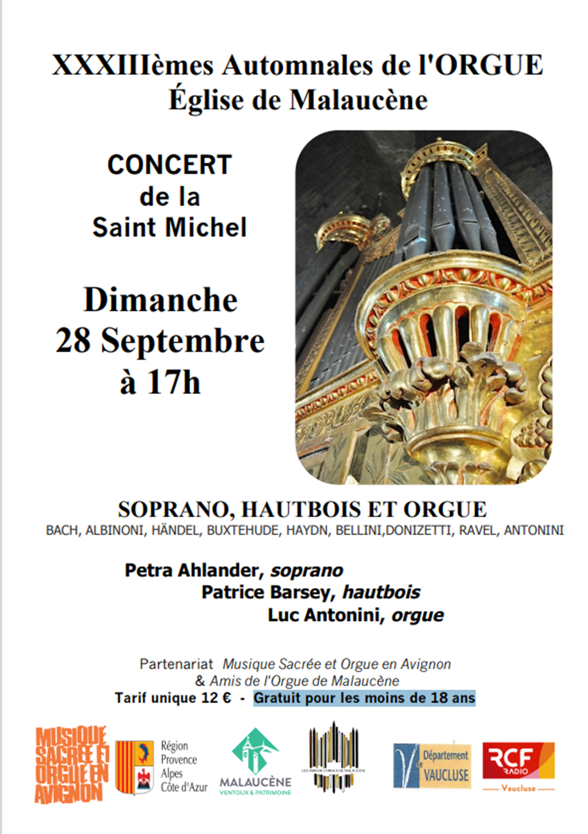 XXXIIImes Automnales de l'Orgue