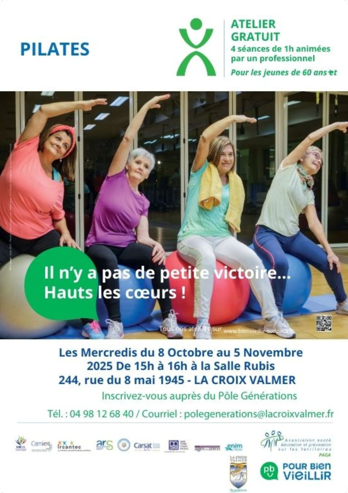 Atelier gratuit : Pilates