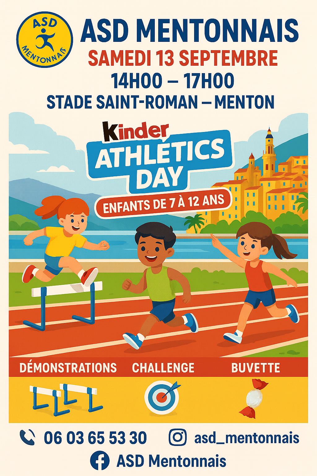 Kinder Athletics Day - ASD Mentonnais Athltisme