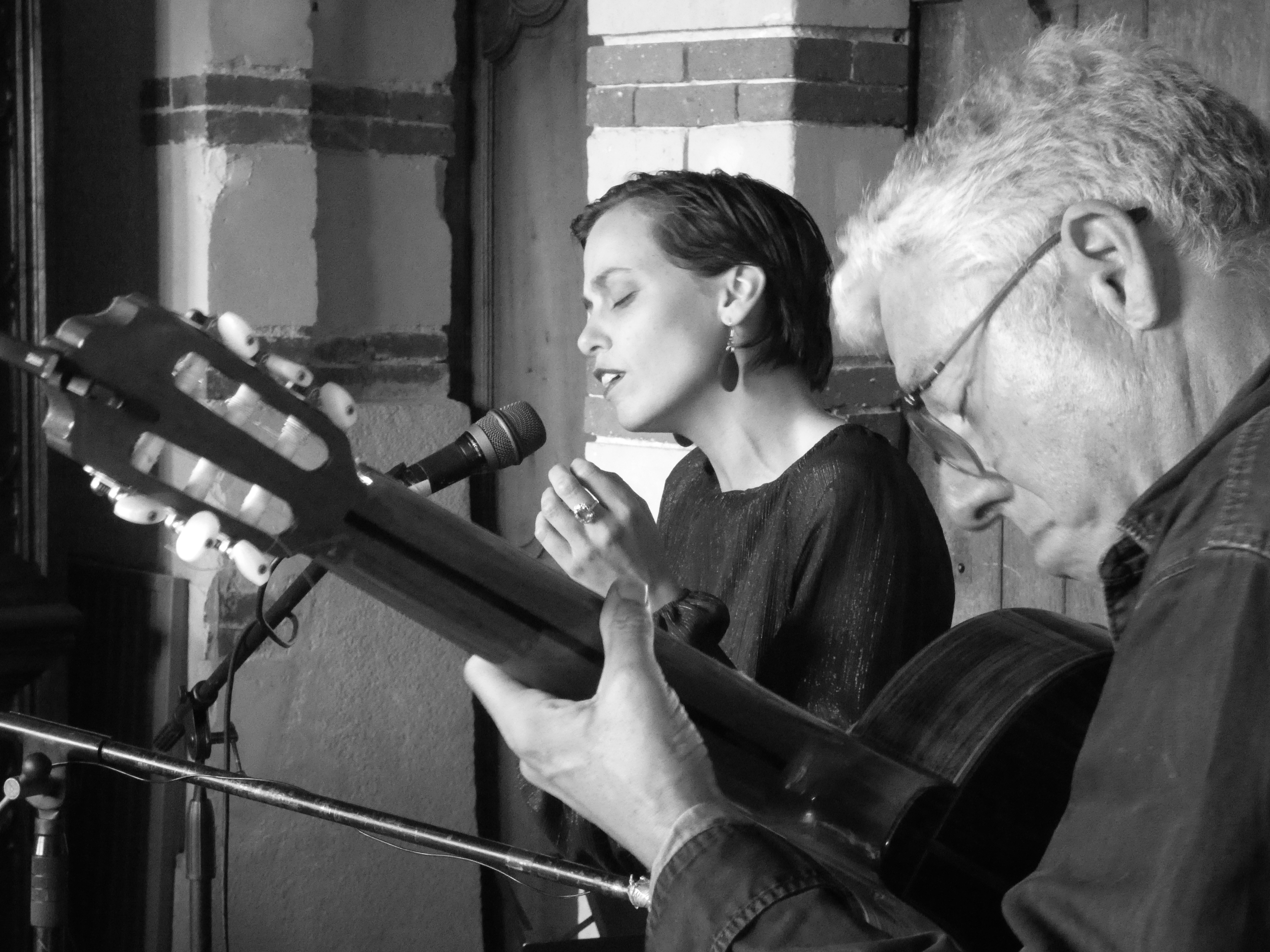 Duo chlo Breillot/Pierrick Hardy, festival le Son des Pierres