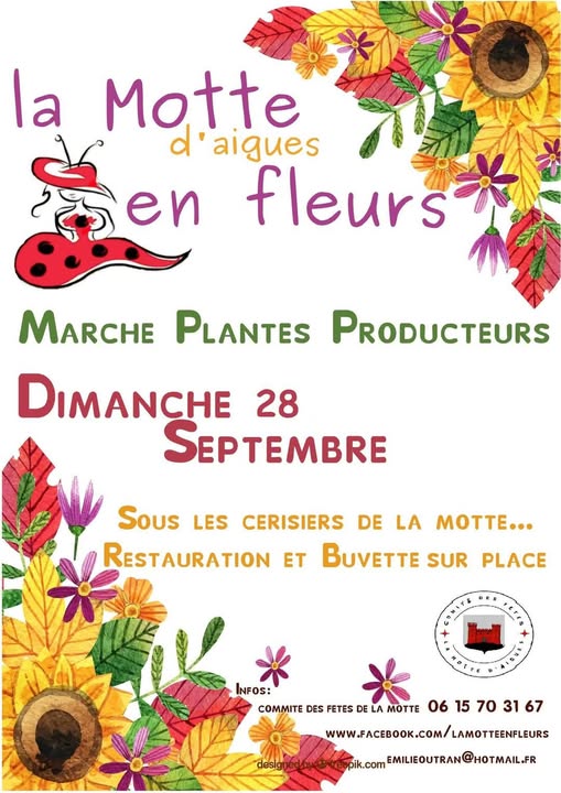 La Motte d'Aigues en fleurs