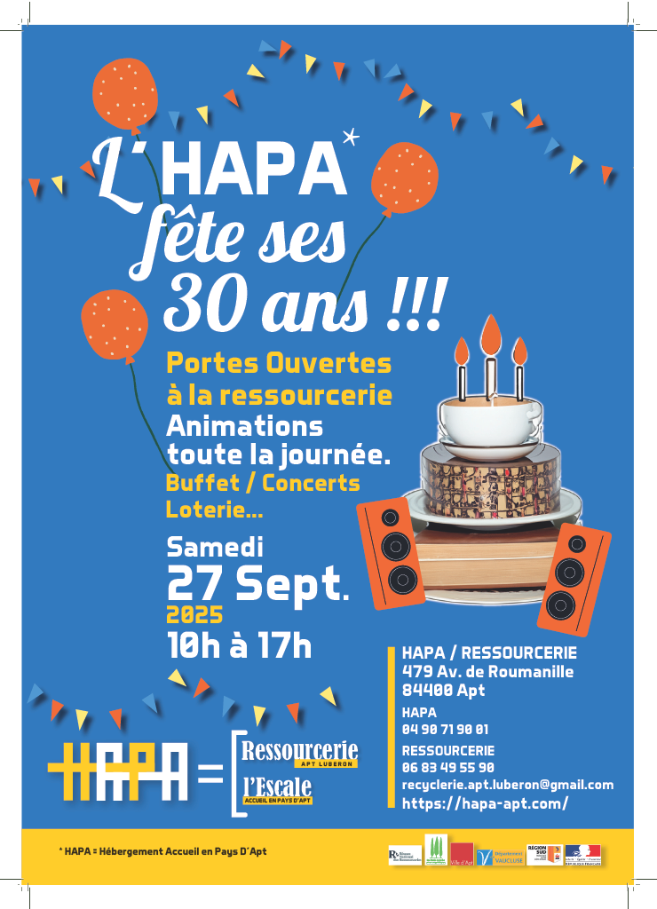Anniversaire des 30 ans de l'HAPA