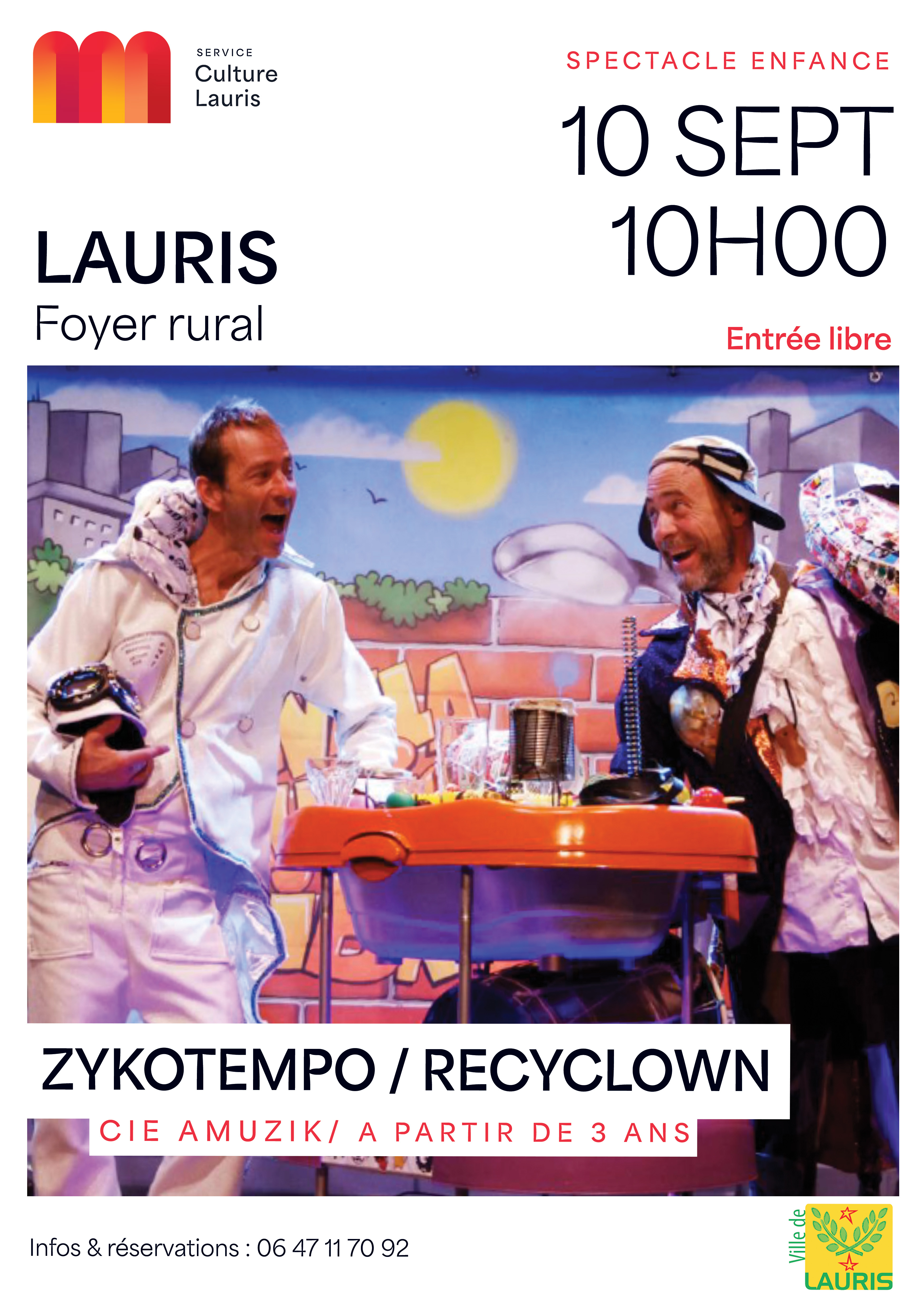 Spectacle Jeune Public  ZIKOTEMPO  RecyClown 