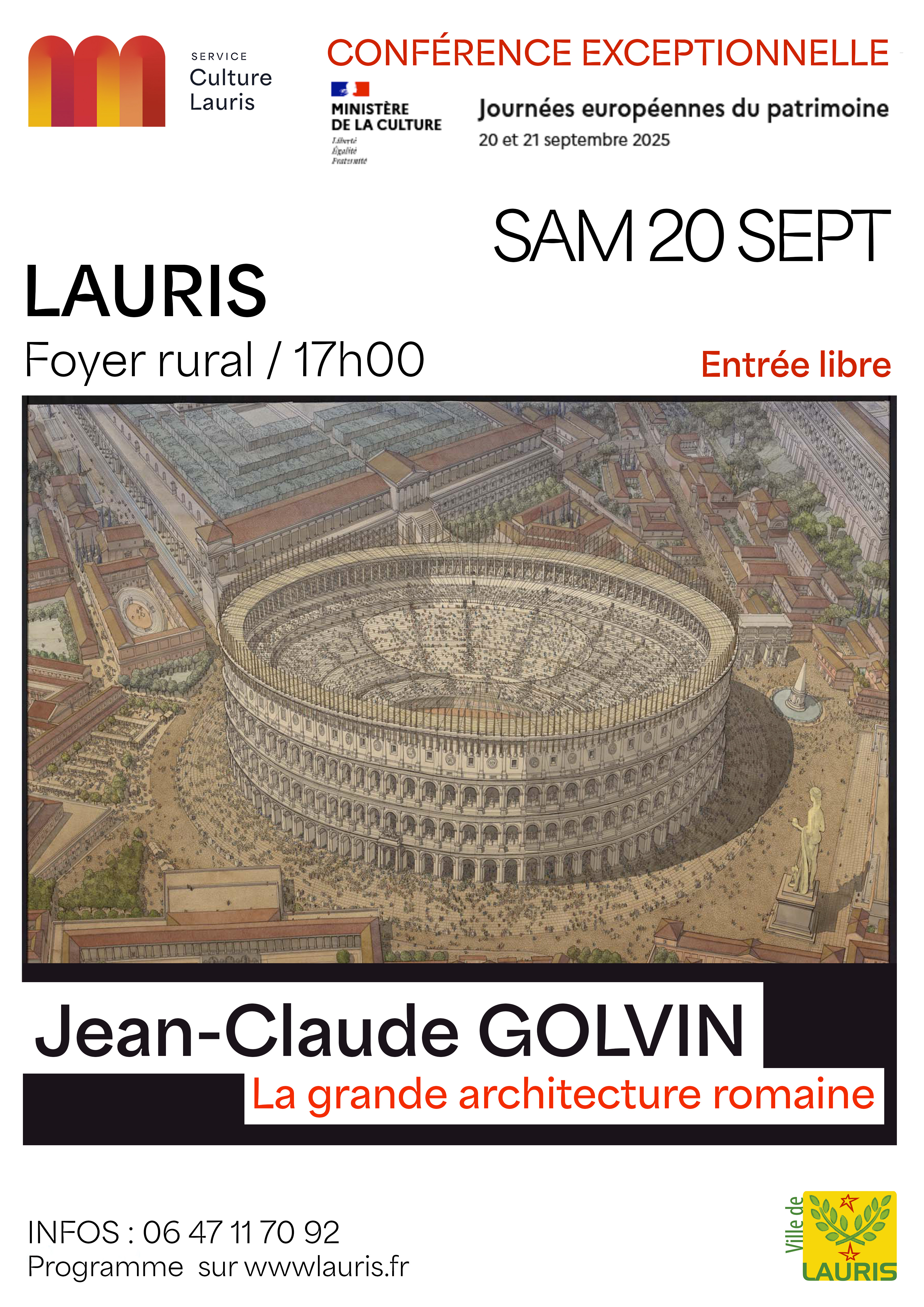 Confrence JC Golvin - La grande architecture Romaine