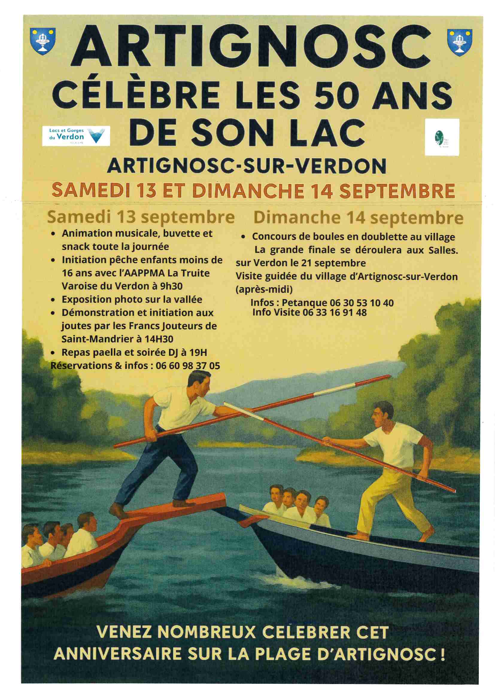 Concours de boules - Artignosc clbre les 50 ans de son lac