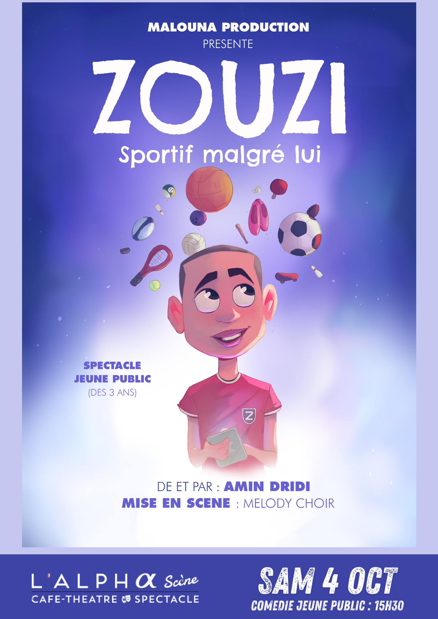 Spectacle jeune public - Zouzi, sportif malgr lui