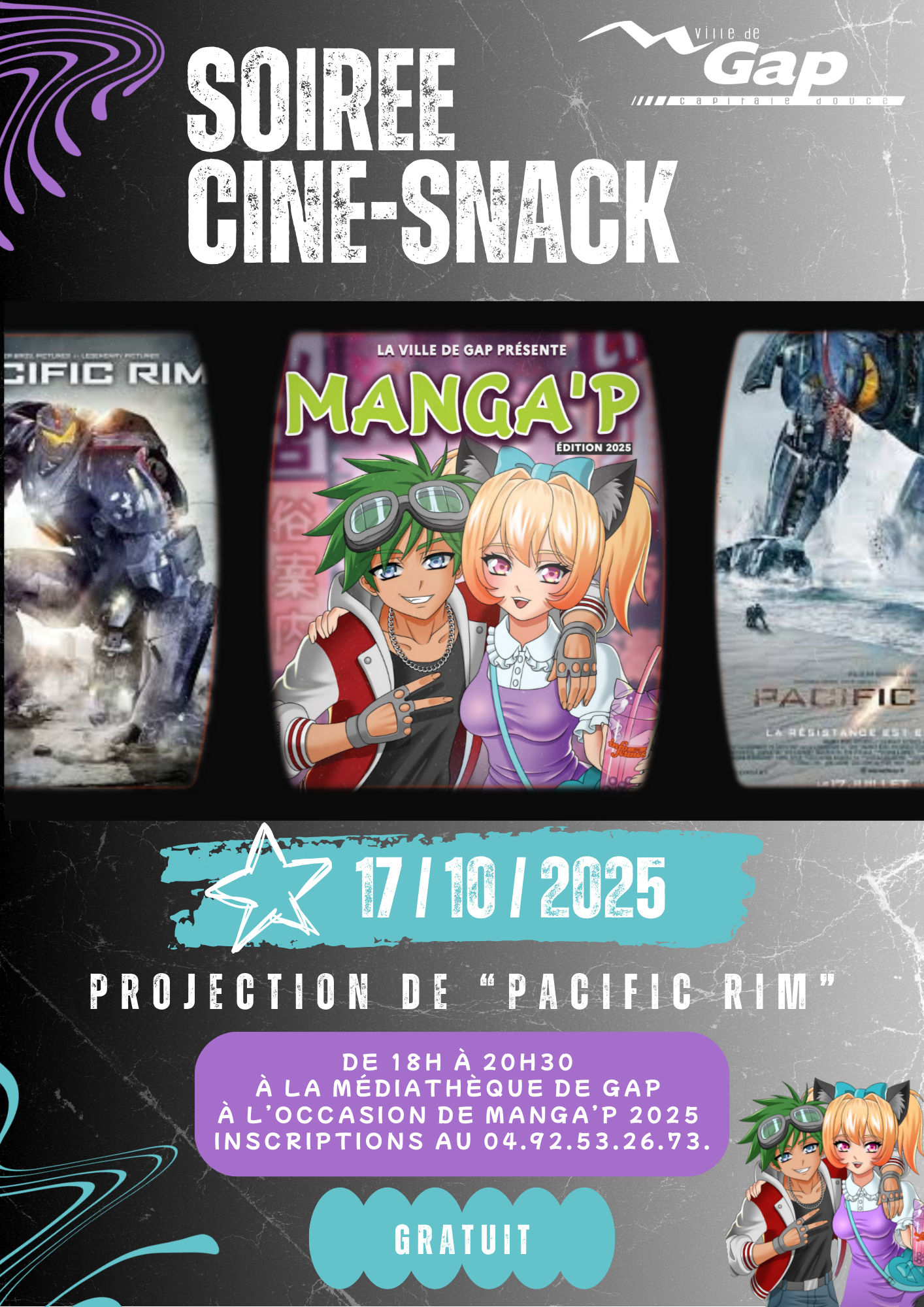 Soire cin-snack : projection de 