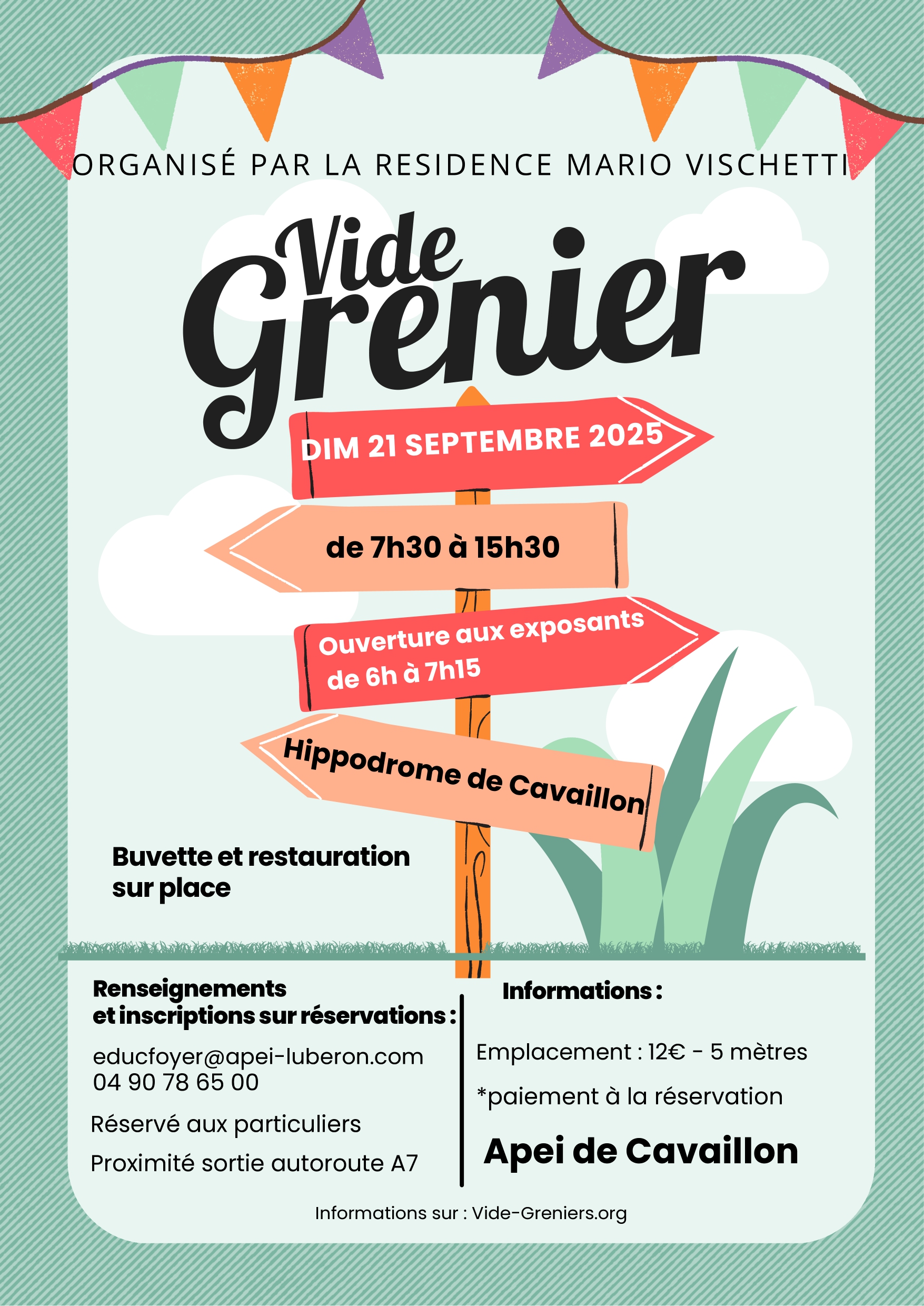 Vide-grenier solidaire de l'association Mario Vischetti