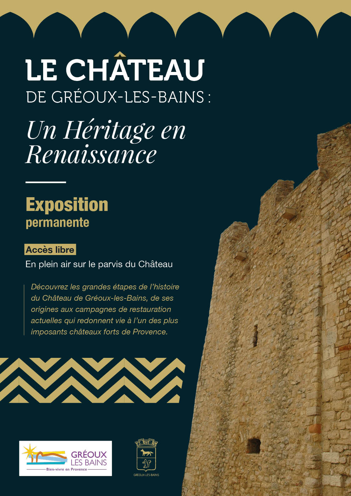 Exposition en plein air, un hritage en renaissance - Chteau des Templiers