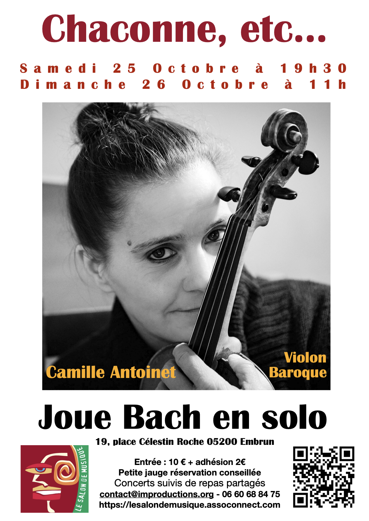 Concert de Camille Antoinet 