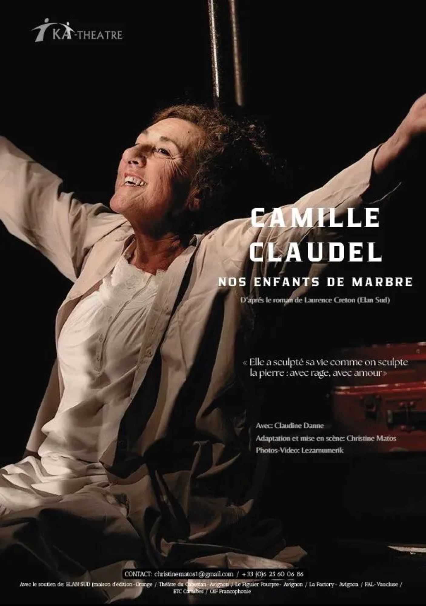 Thtre 'Camille Claudel, mes enfants de marbre' - Thtre des 2 Mondes