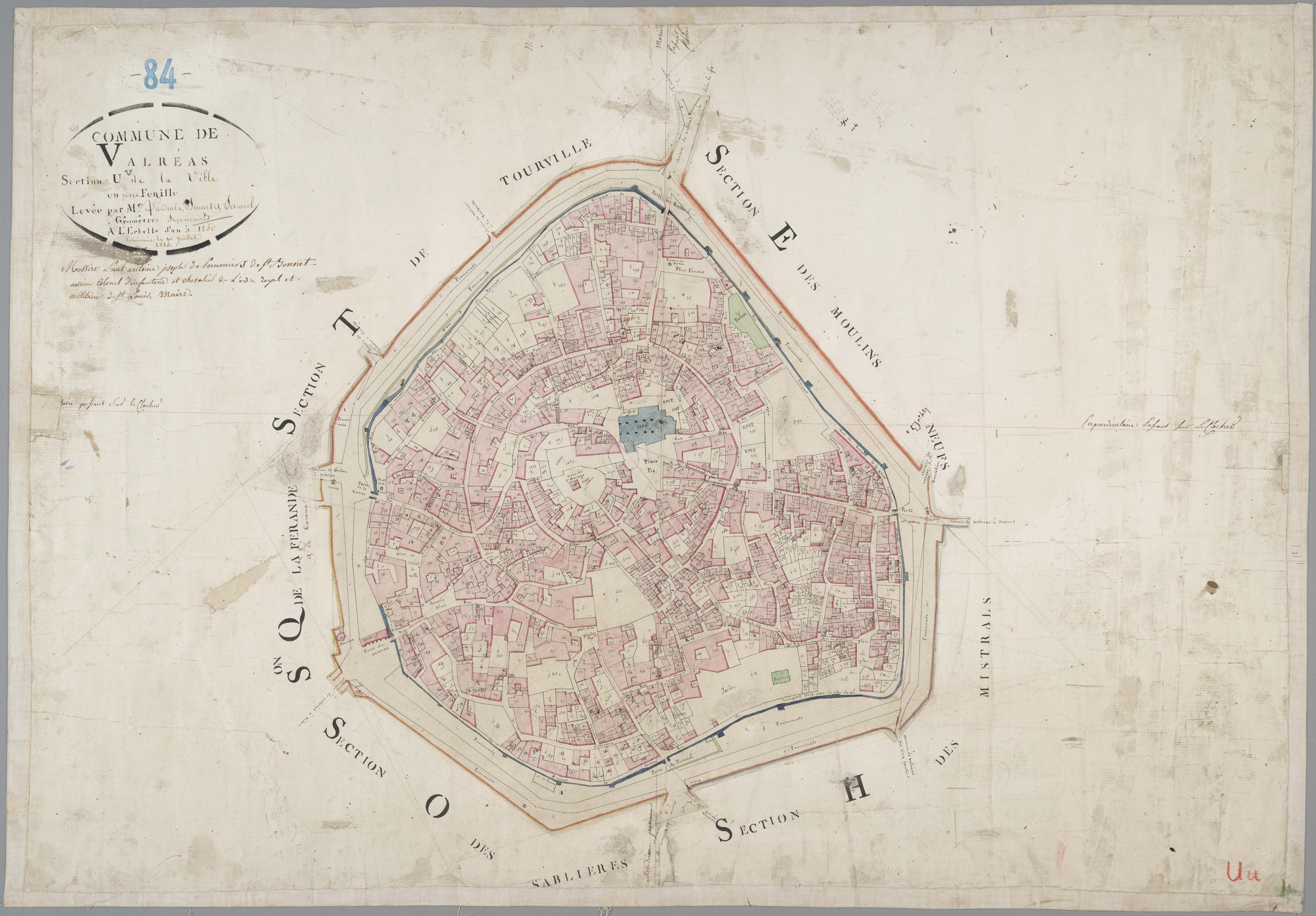 Exposition sur le patrimoine bti et architectural de Valras  travers les plans anciens.