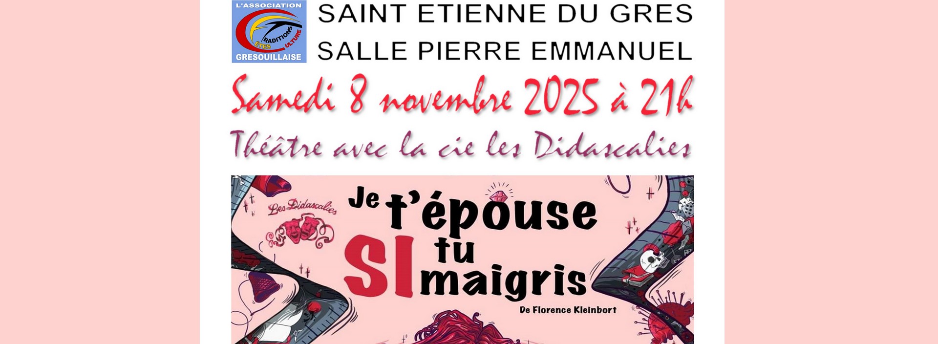 Thtre par la Compagnie Les Didascalies