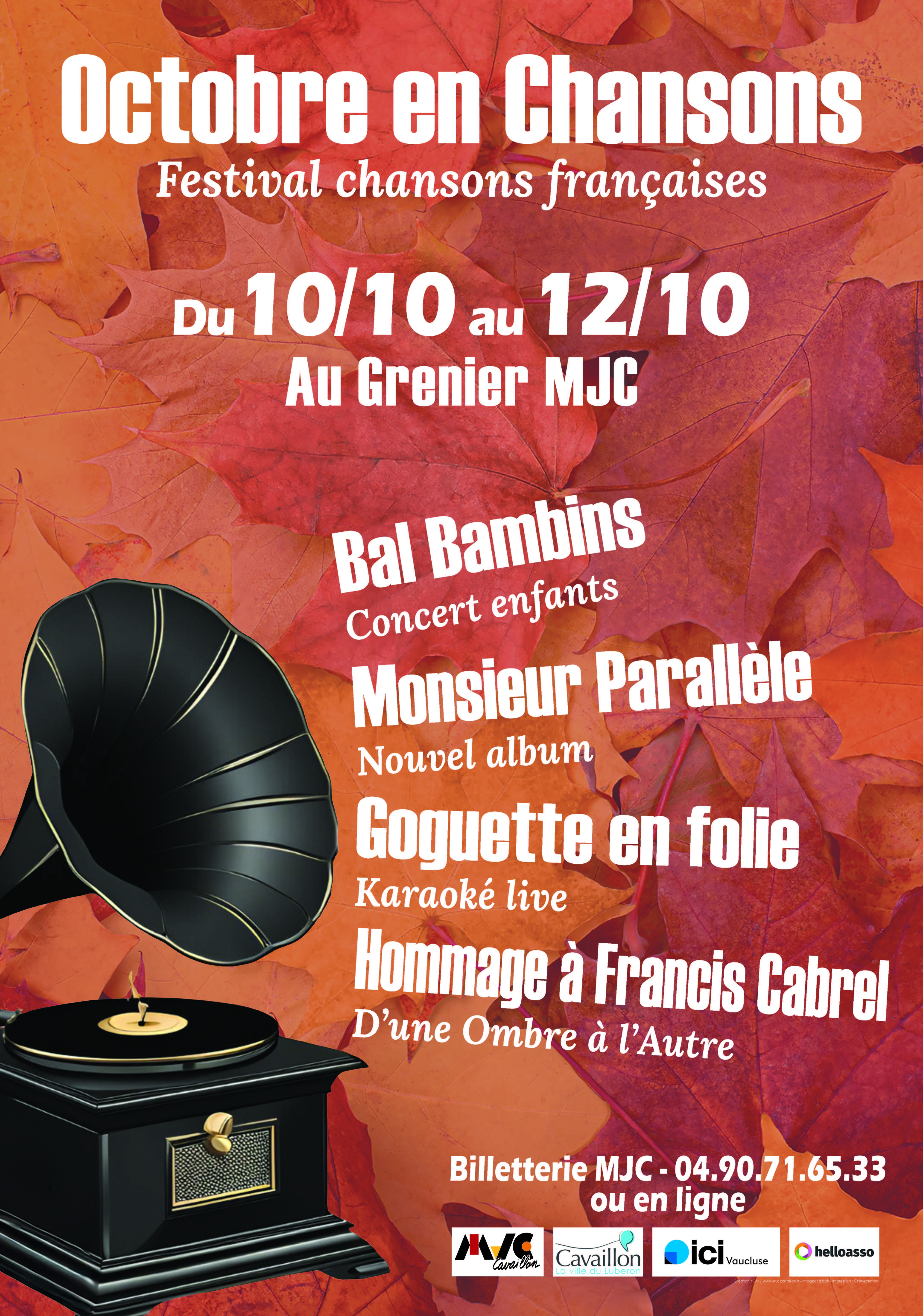 Octobre en Chansons