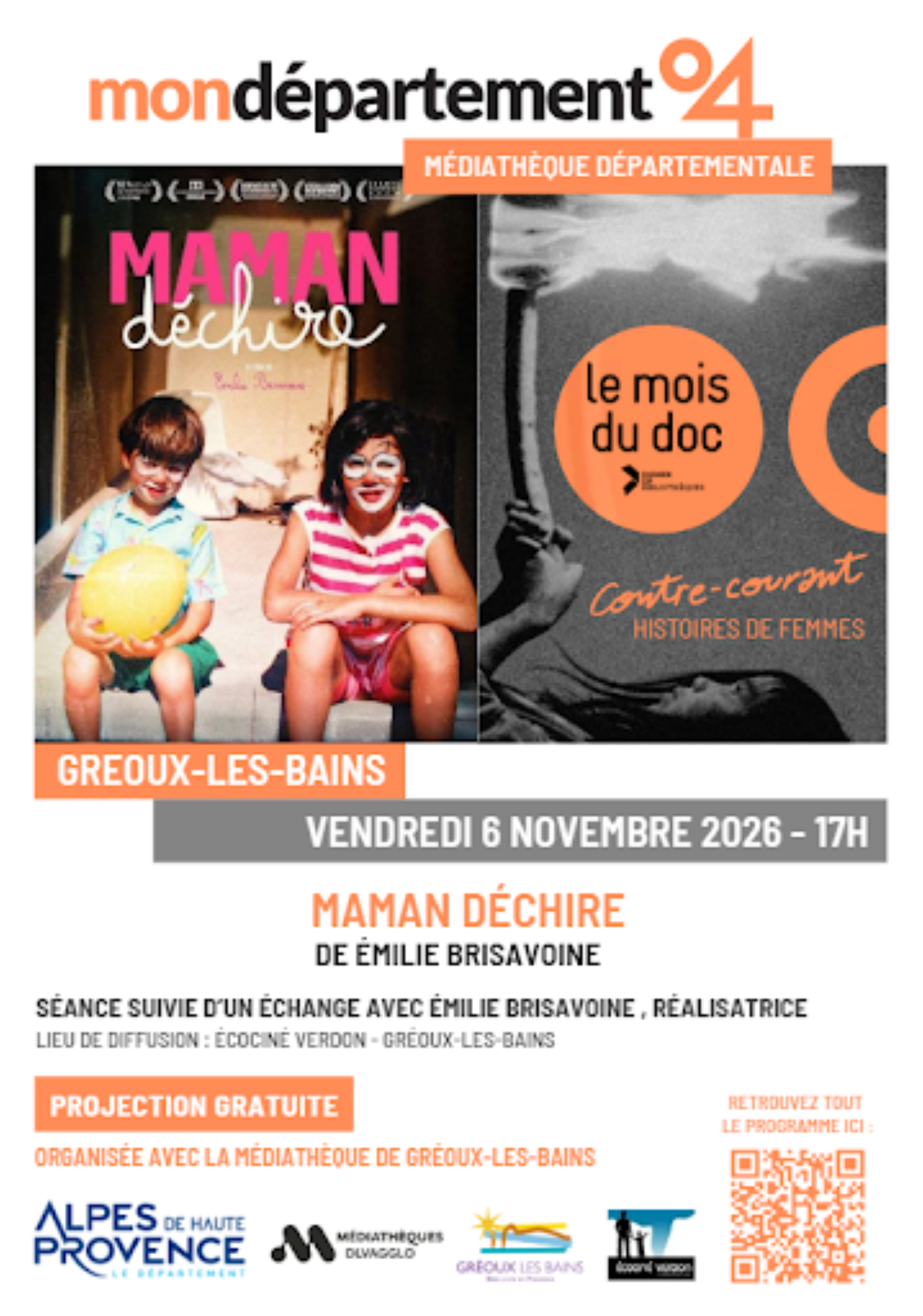 Mois du film documentaire : projection d'un documentaire