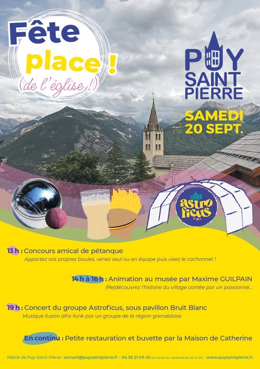 Fte place !  Puy-st-Pierre et Mini Festival de rentre en Izoard