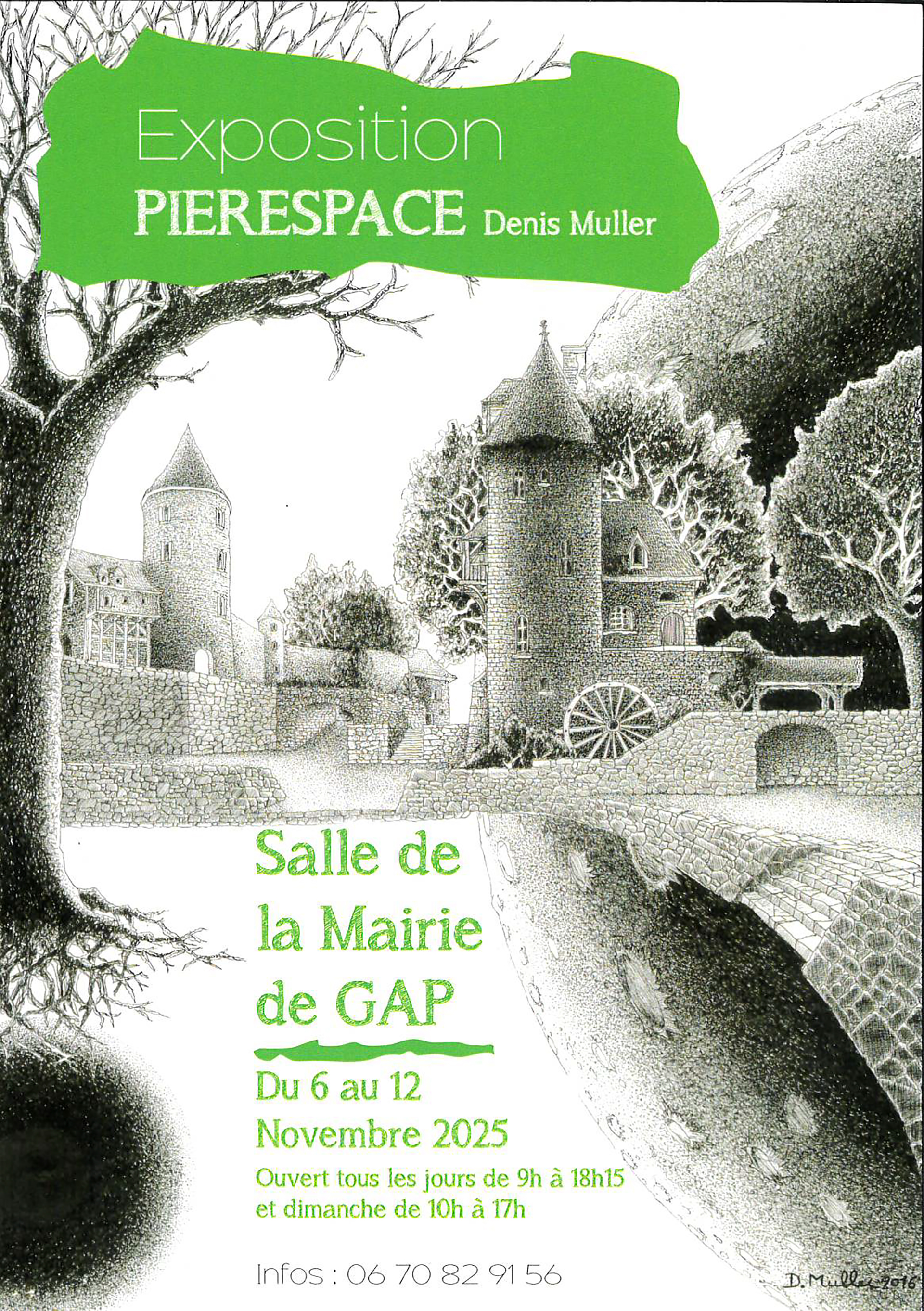 Exposition de l'artiste Denis Muller 