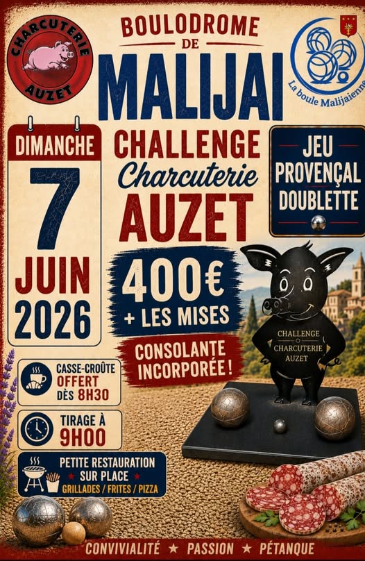 Concours de p�tanque : jeu proven�al