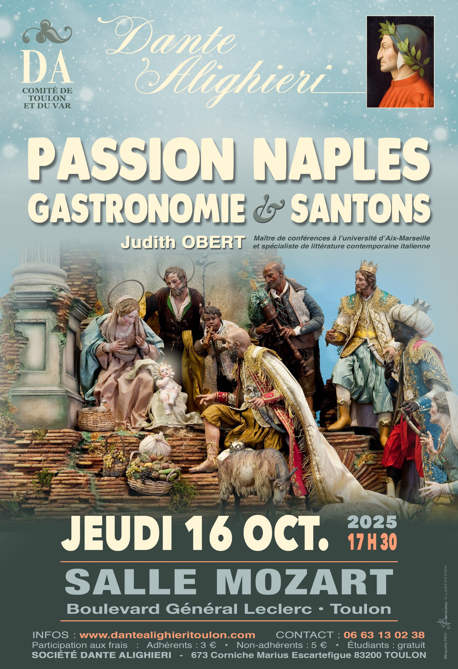Confrence - Passion Naples, Gastronomie et Santons