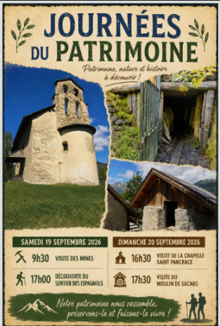 Journ�es du patrimoine : visite du Moulin de Sachas
