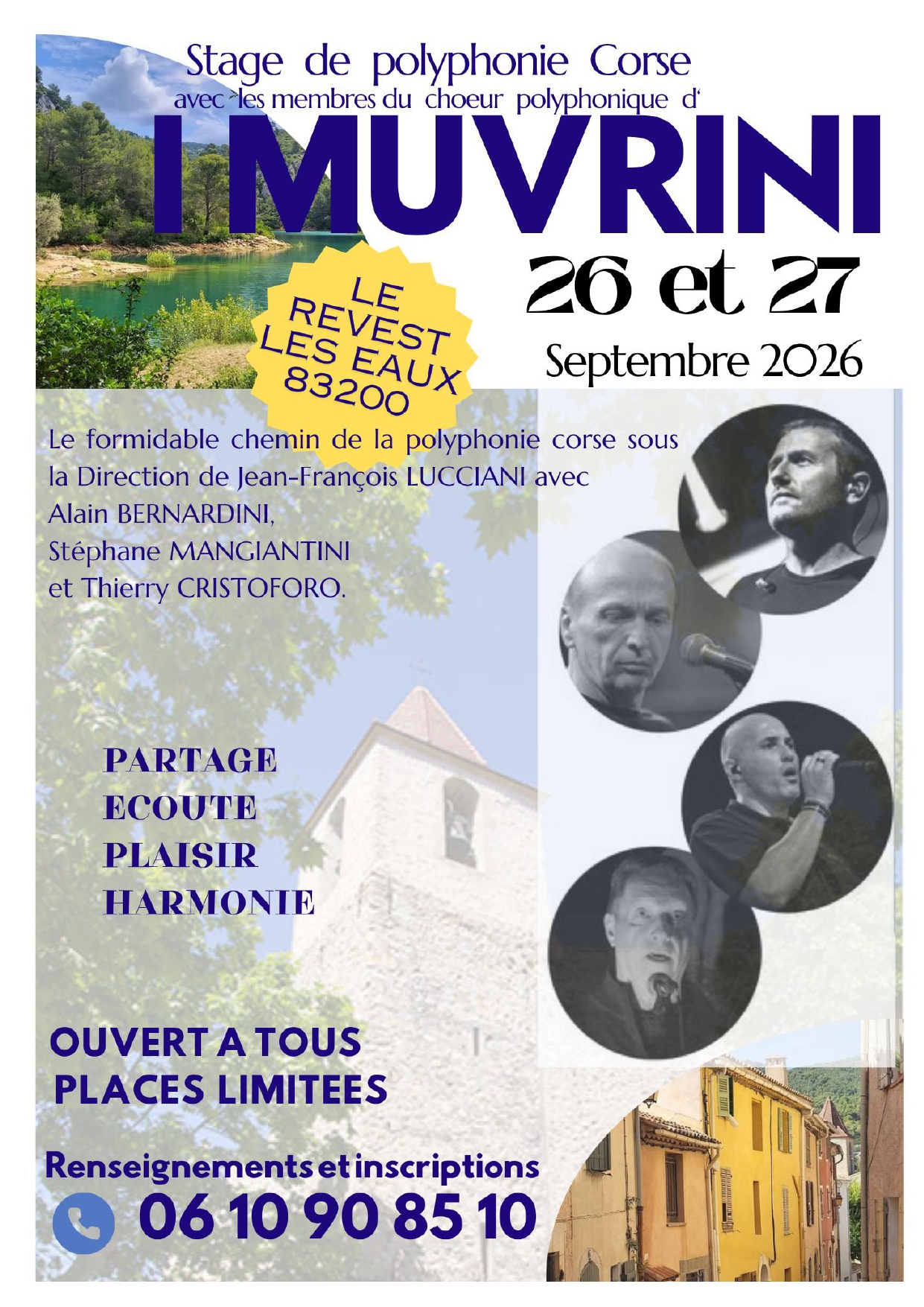 Stage de polyphonie corse avec le Ch�ur d'I Muvrini