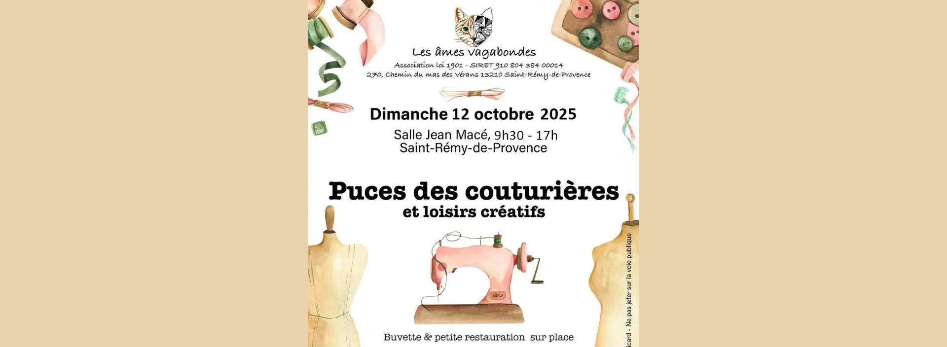 Puces des couturires et loisirs cratifs