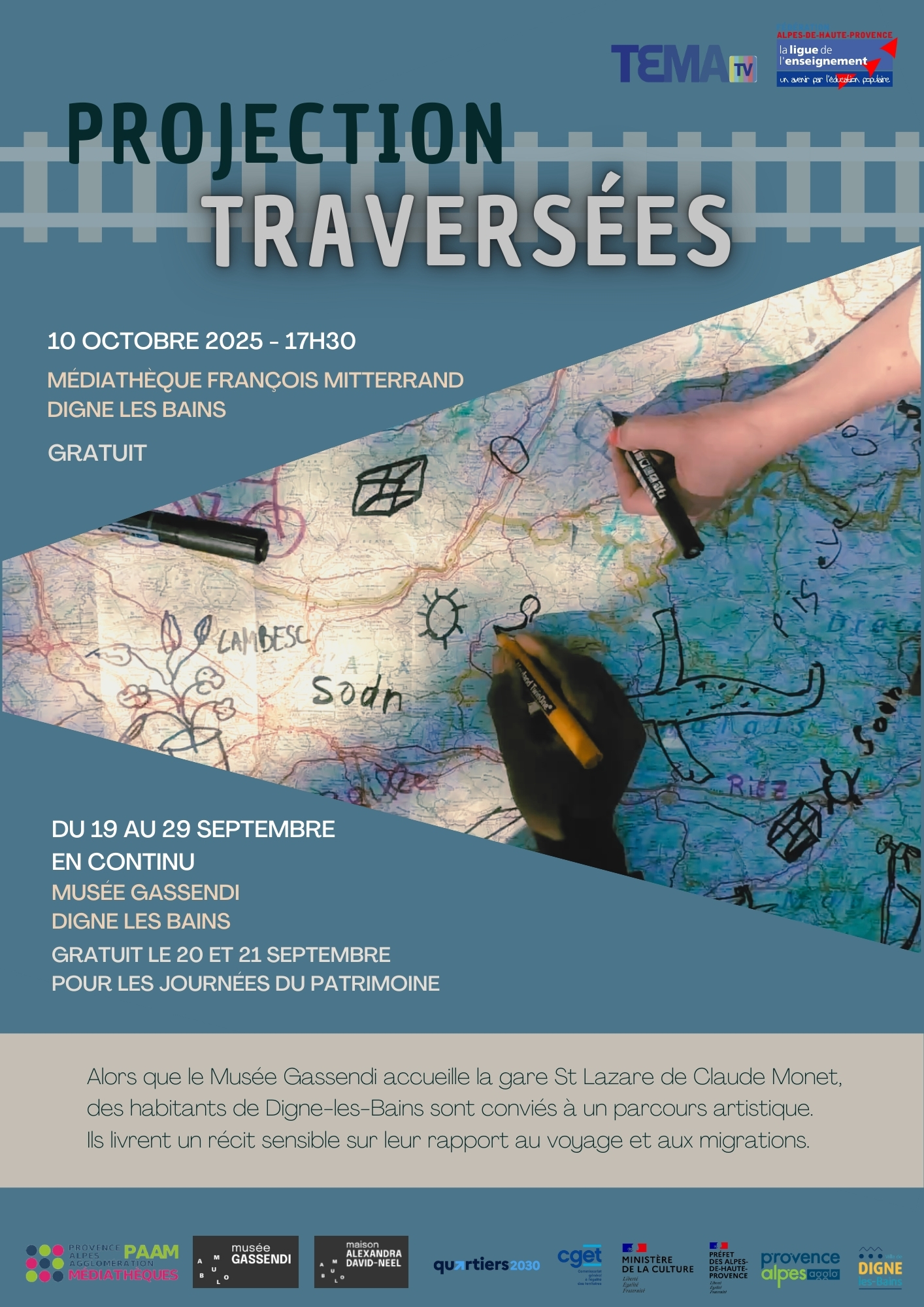 Projection du film : Traverses