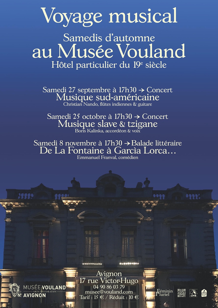 Voyage musical - samedis d'automne au muse Louis Vouland